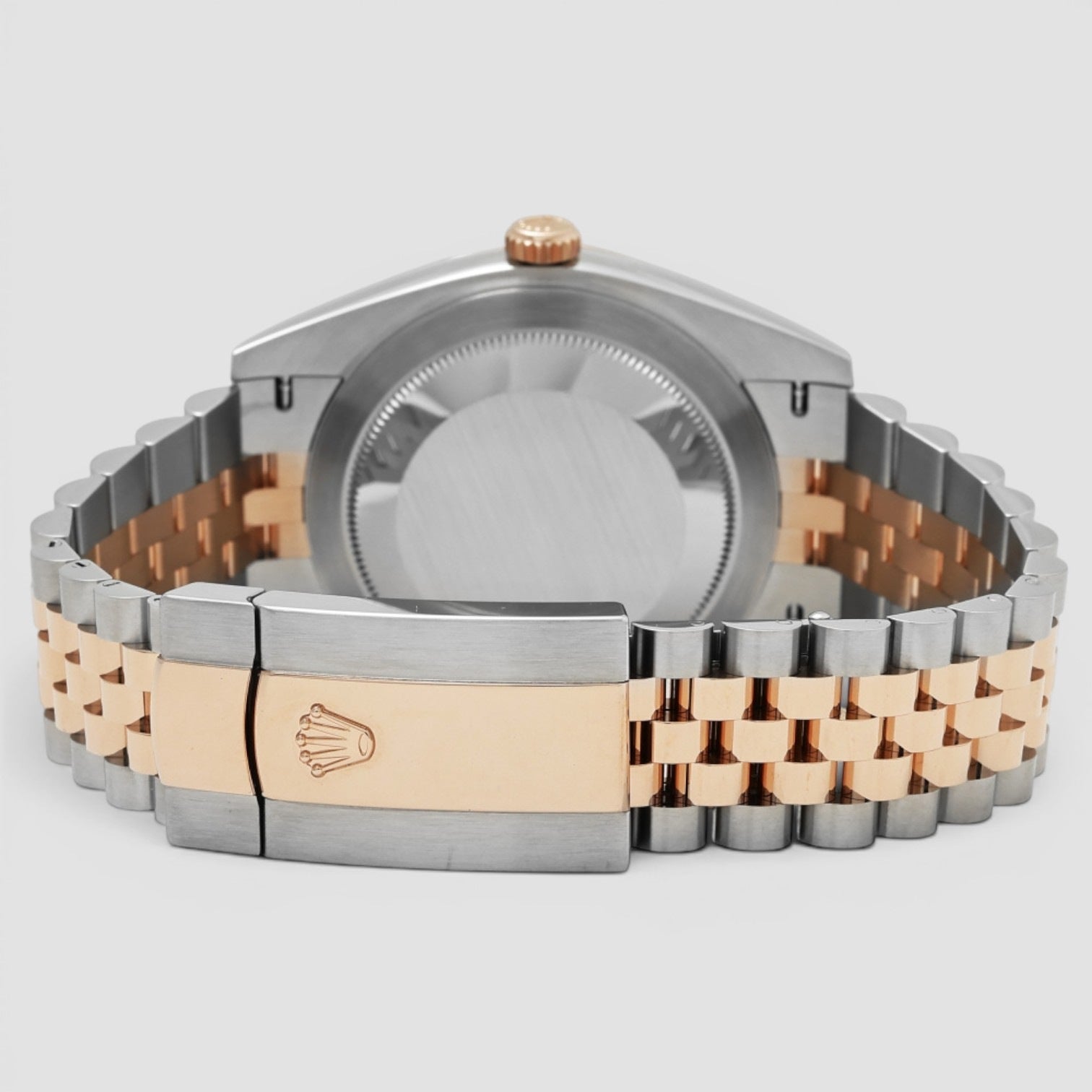 Datejust 41mm Oystersteel & 18K Everose Gold Chocolate Dial