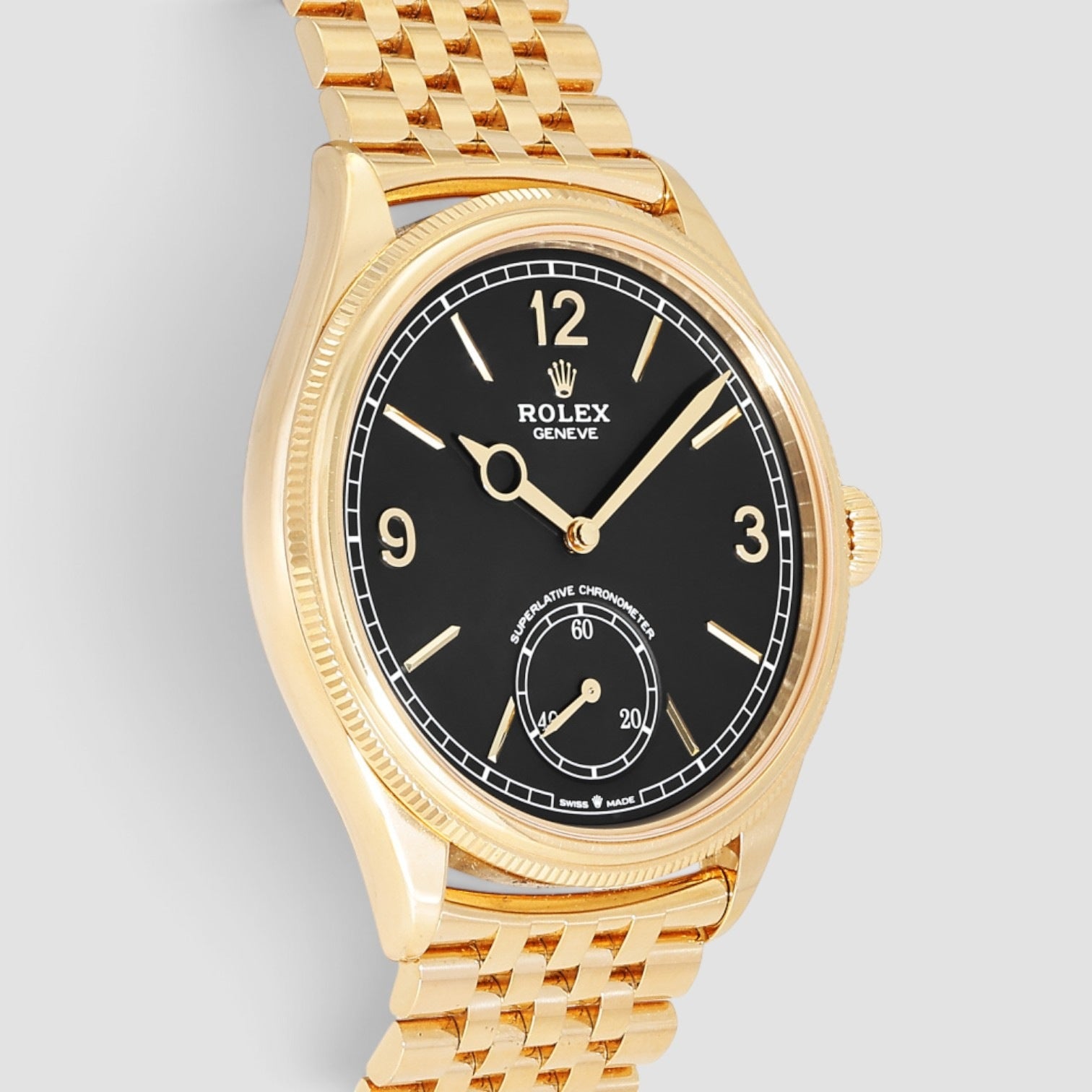 1908 39mm Yellow Gold Black Dial