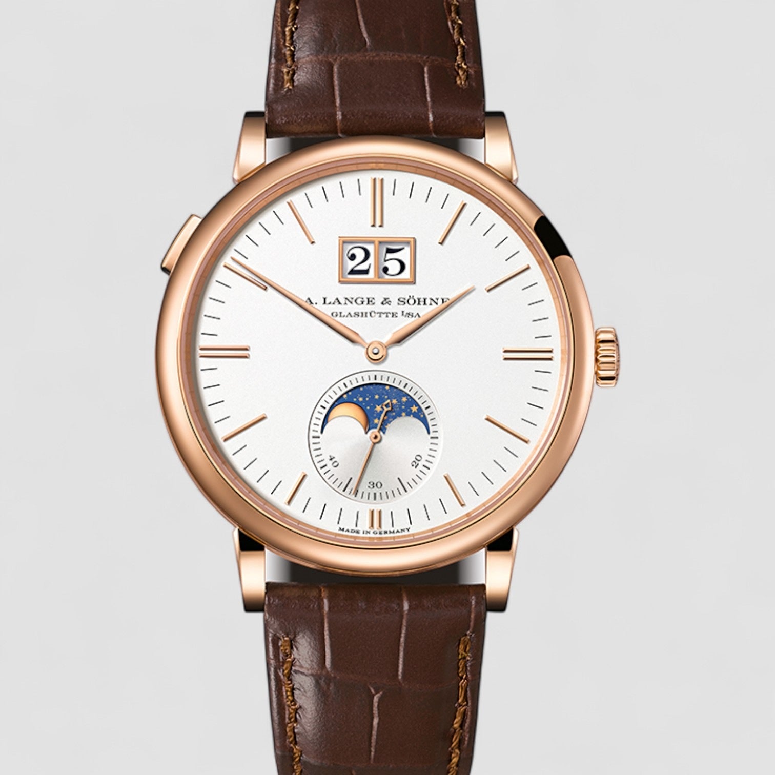 Saxonia Automatic Moon Phase Men's Watch 40mm