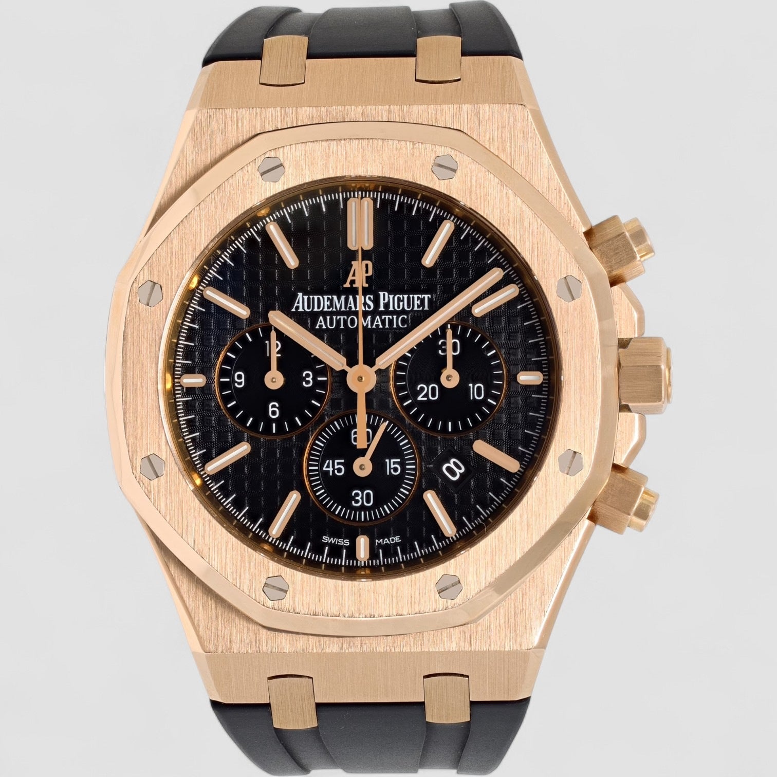 Royal Oak Chronograph Black Dial / Black Strap