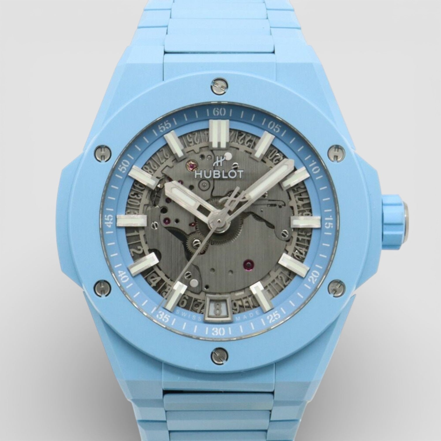 Big Bang Integrated Time Only Sky Blue 40mm