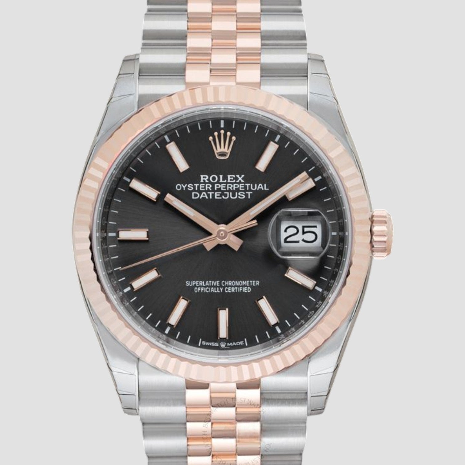 Datejust 36 Dark Rhodium Dial Luxury Watch