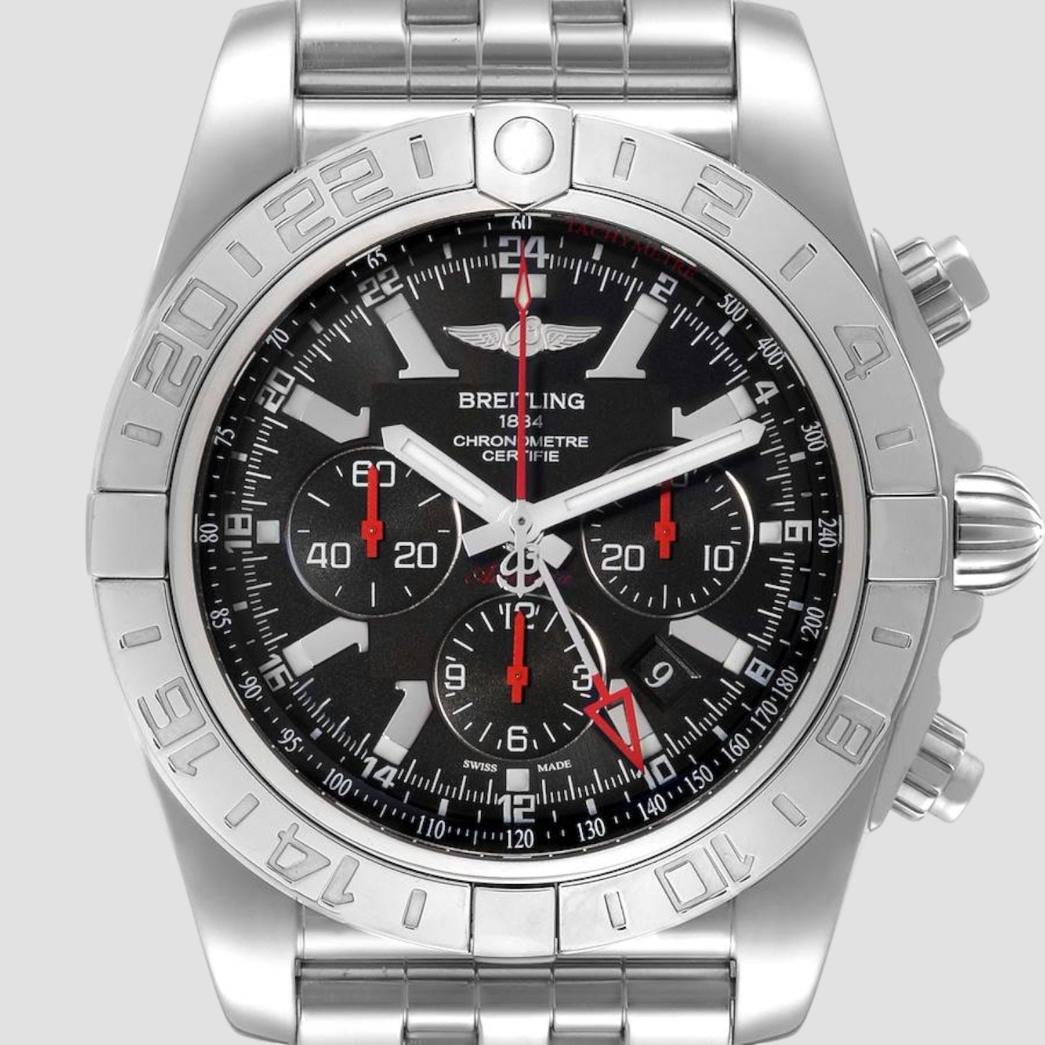 Chronomat GMT Black Dial Limited Edition Mens Watch