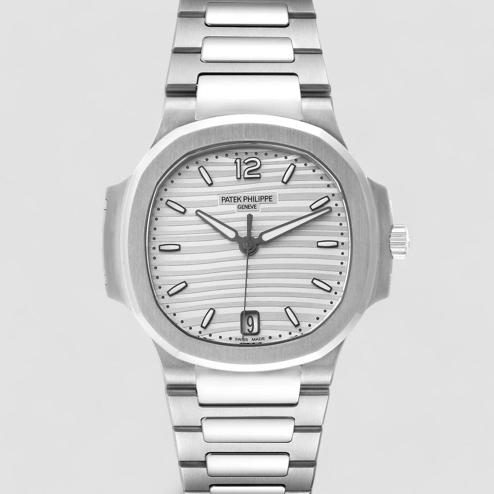 Nautilus Ladies Stainless Steel Silver Opaline