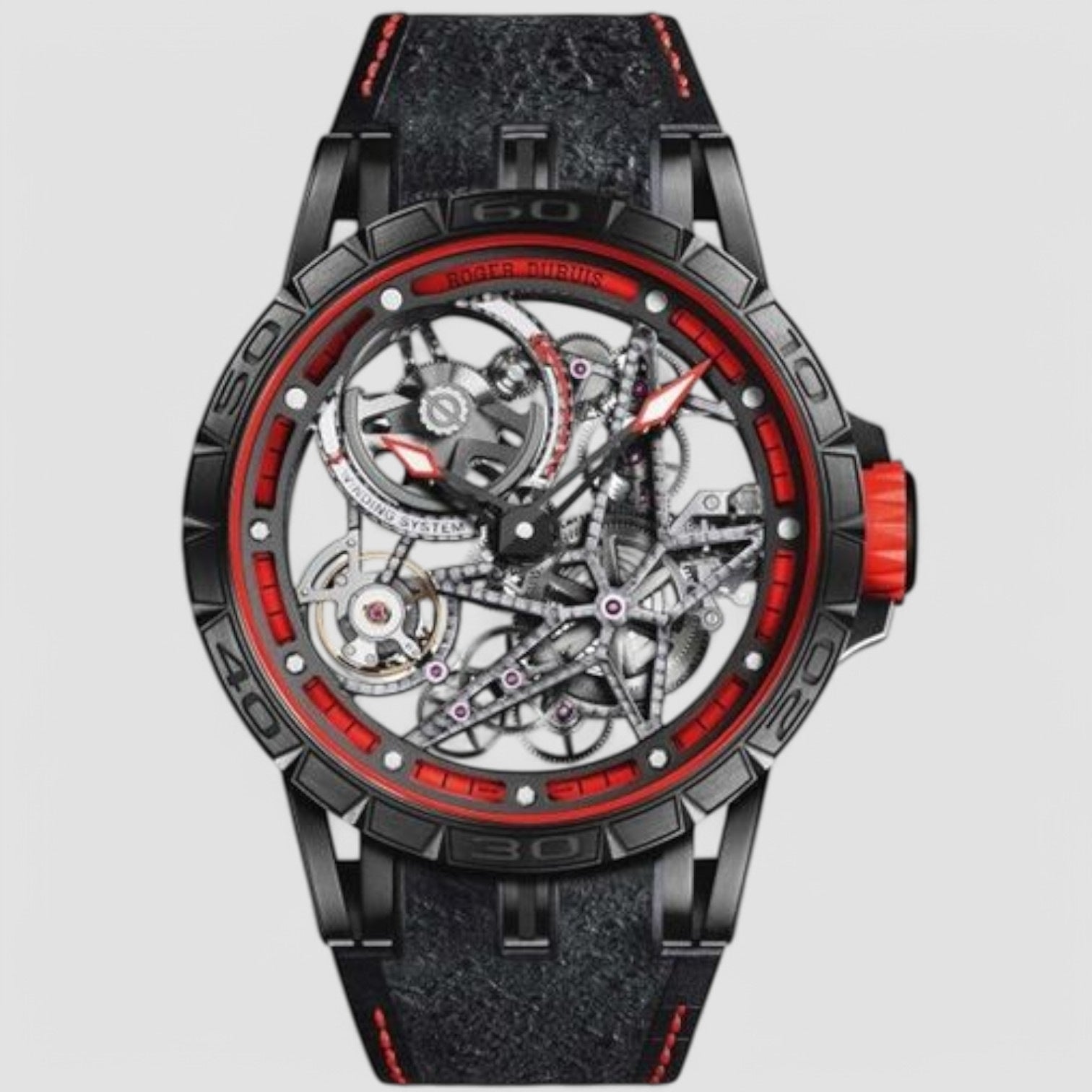 Excalibur Spider Pirelli Automatic Skeleton Men's Watch