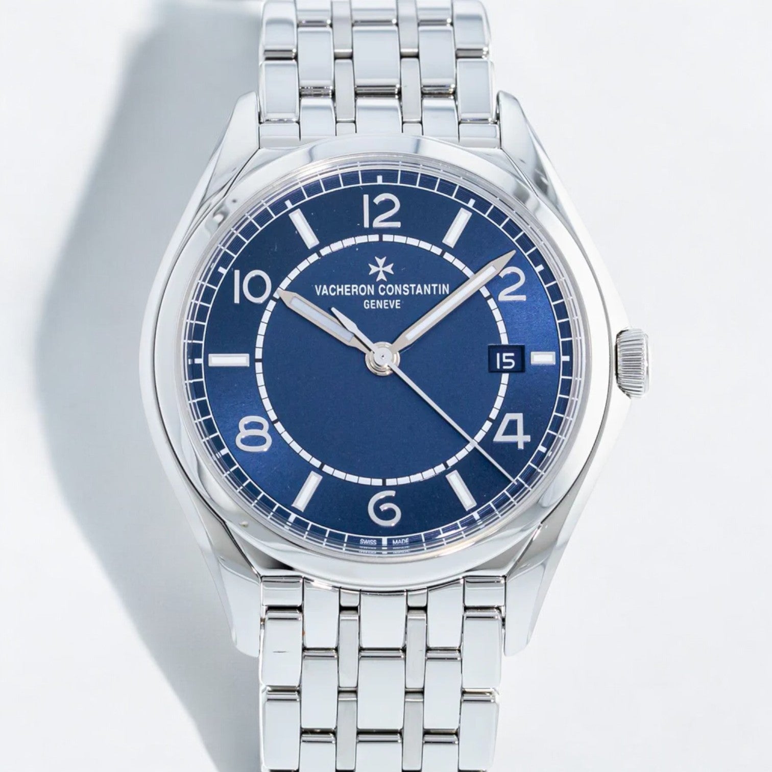 Fiftysix Self Winding SS Blue Dial SS Bracelet