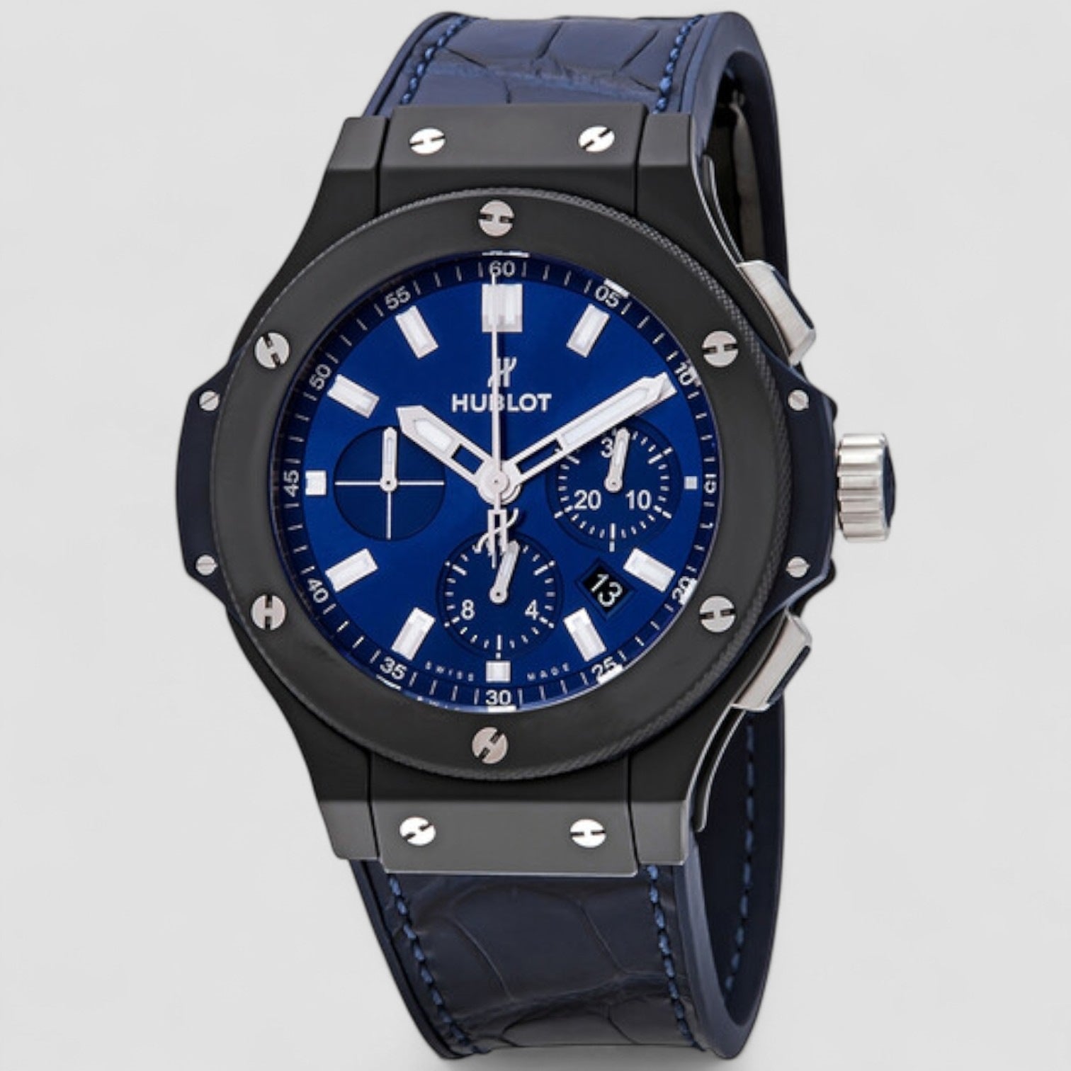 Big Bang Chronograph Automatic Blue Sunray Dial Men's Watch