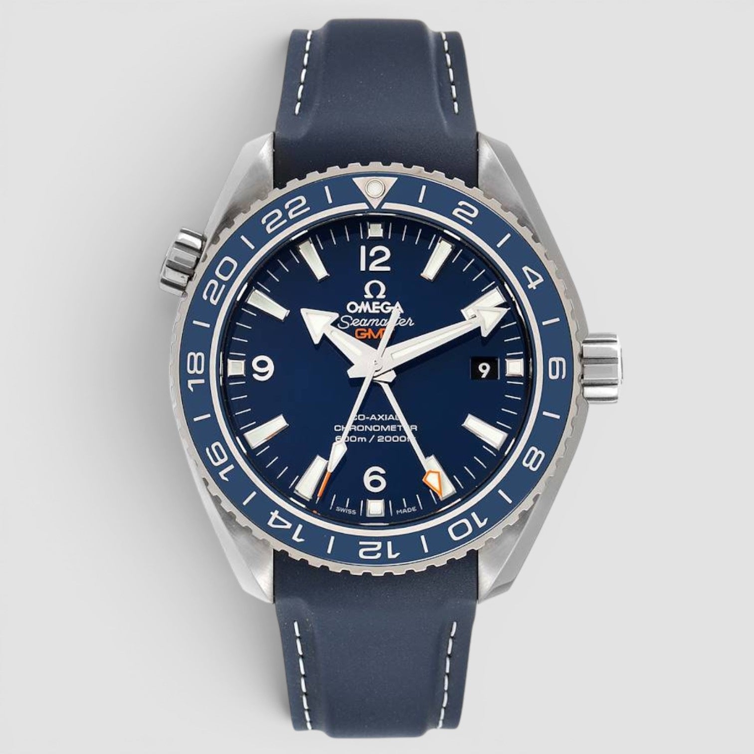 Seamaster Planet Ocean GMT 43.5mm Titanium Blue Dial
