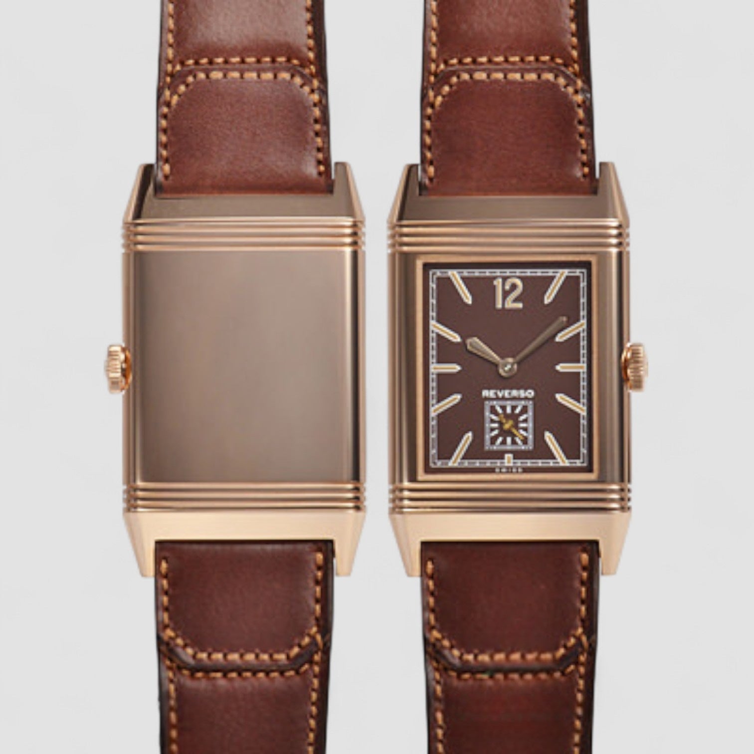 Grande Reverso Ultra Thin "Tribute 1931" Chocolate 18K Rose Gold