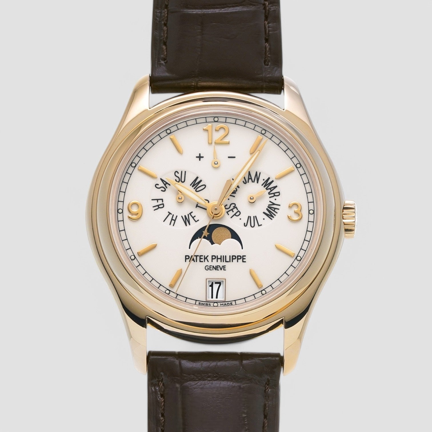Annual Calendar 5146 Cream Dial 18K Yellow Gold