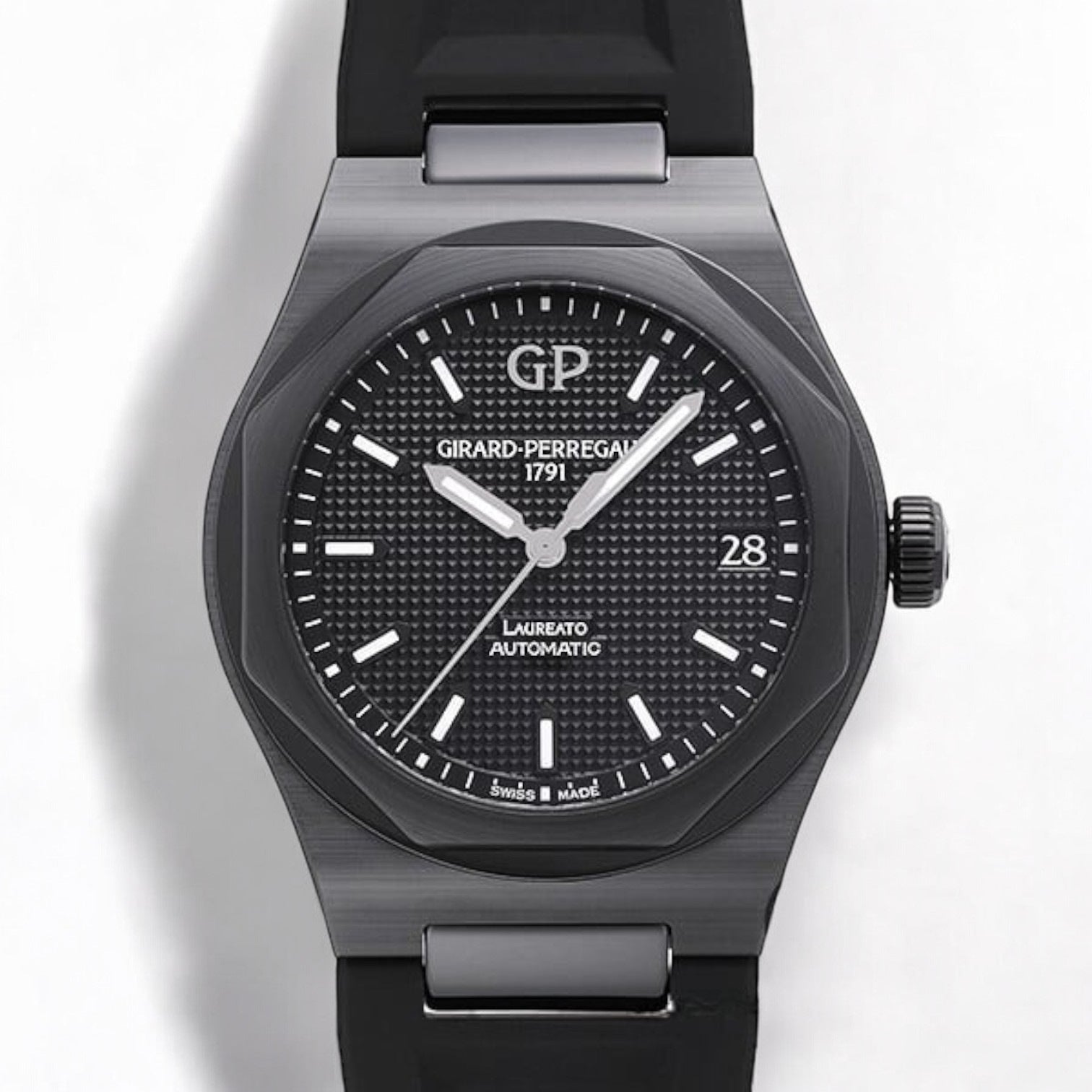 Laureato Ceramic Black Dial
