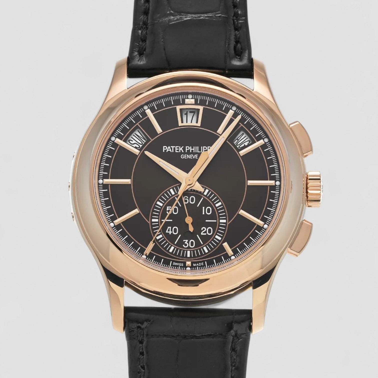 Chronograph Annual Calendar 18K Rose Gold Brown Dial