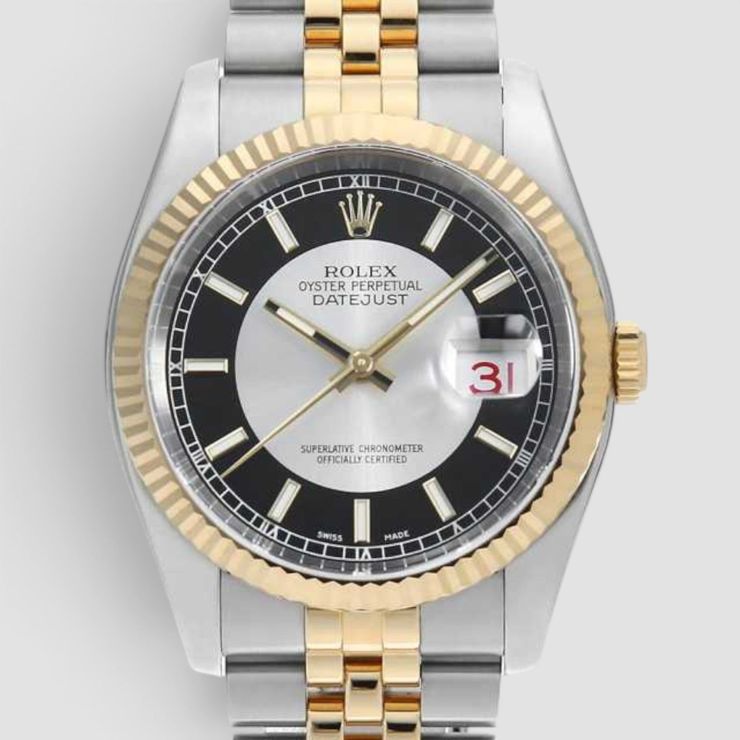 Datejust 36 Black Tuxedo Dial Jubilee