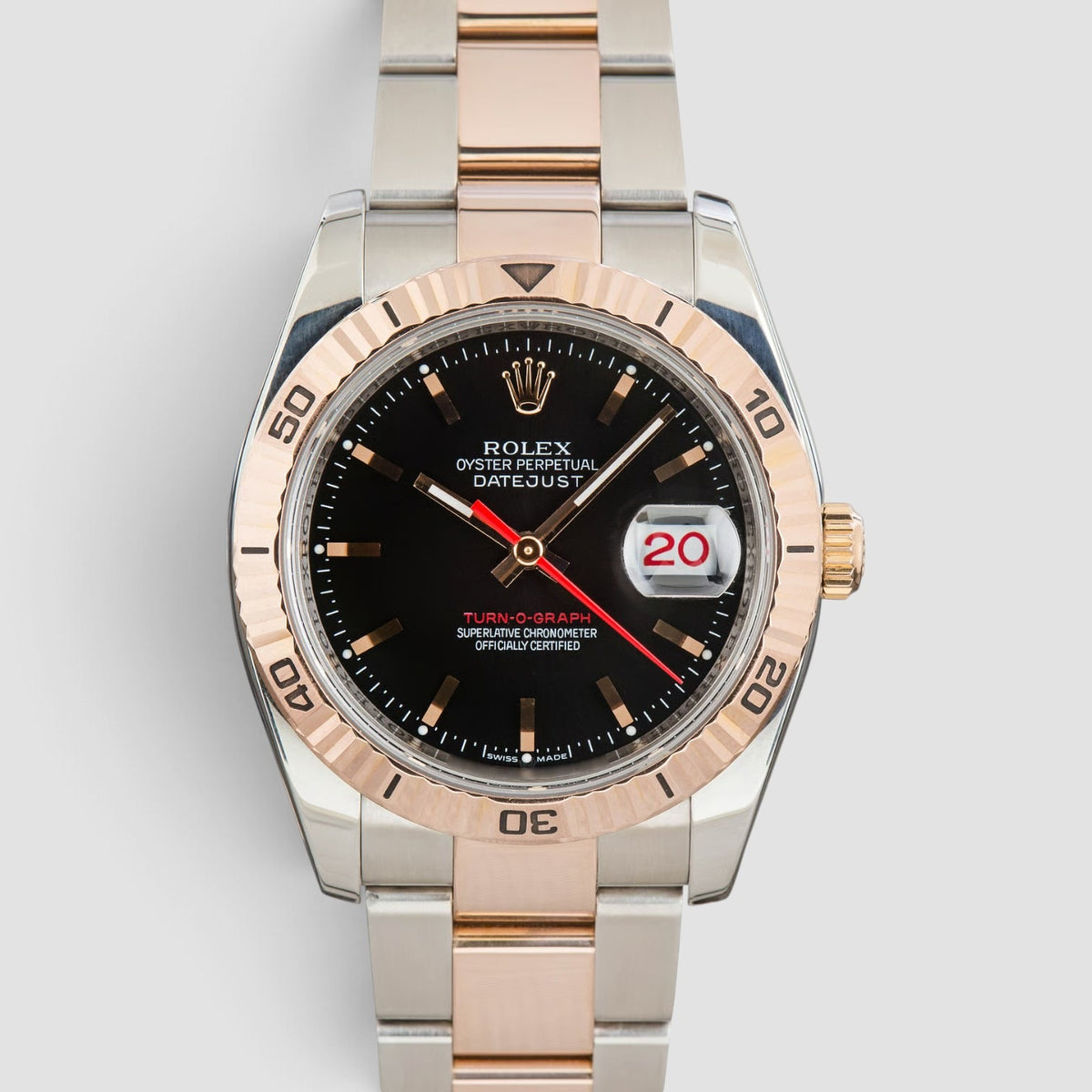 Datejust Turn-O-Graph Black Dial
