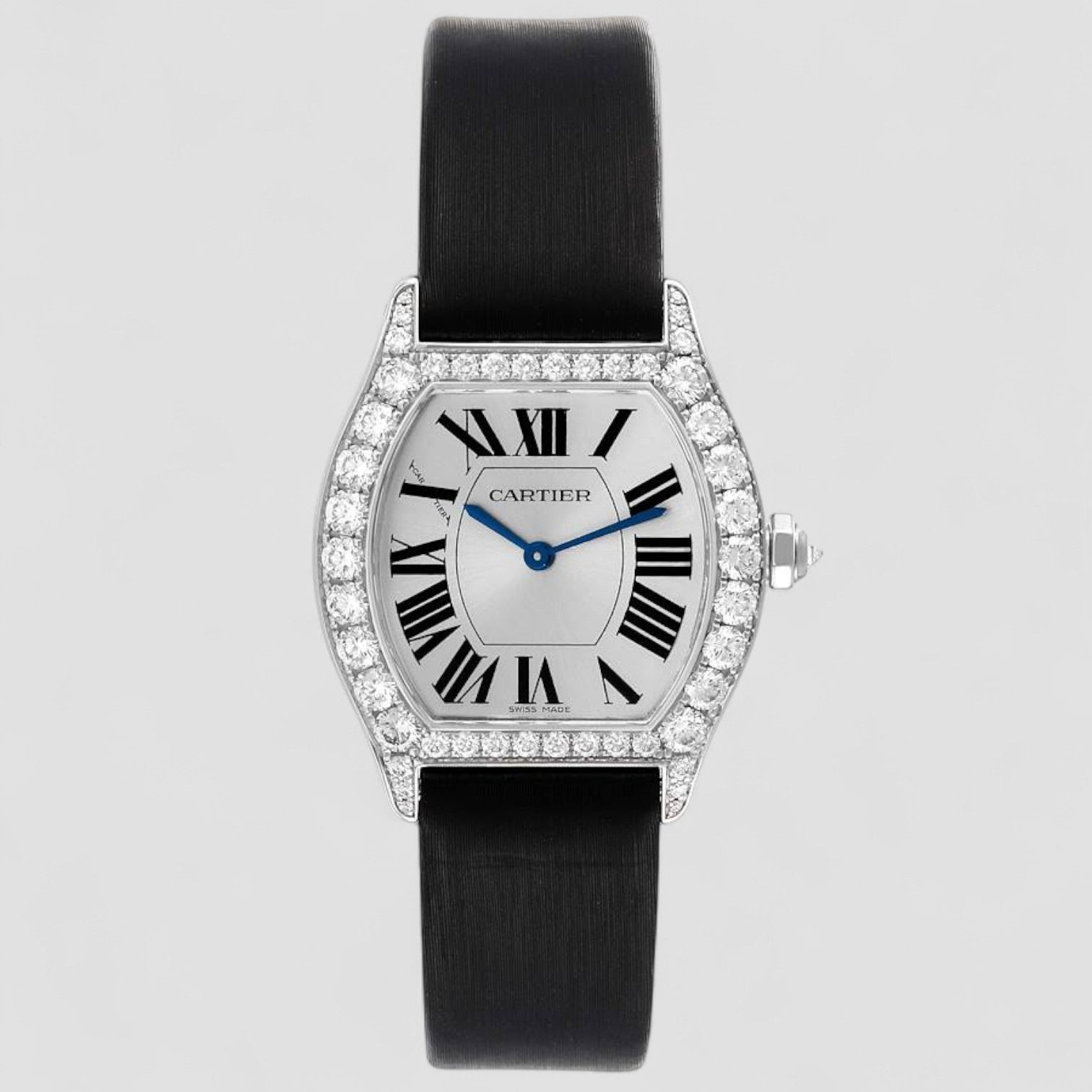 Tortue Diamond 18 kt White Gold Ladies Watch