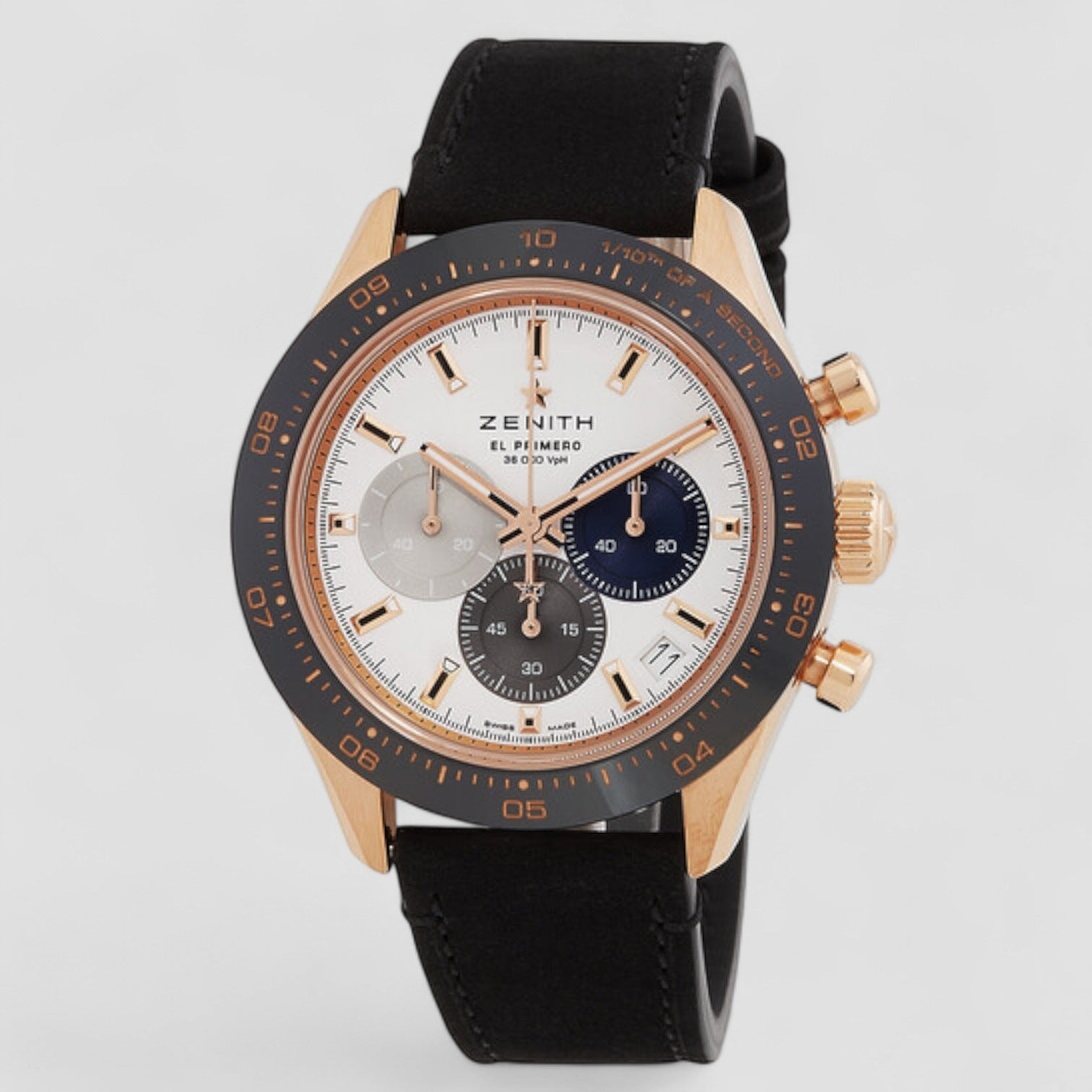 Chronomaster Sport Rose Gold Chronograph Automatic White Dial Men's Watch