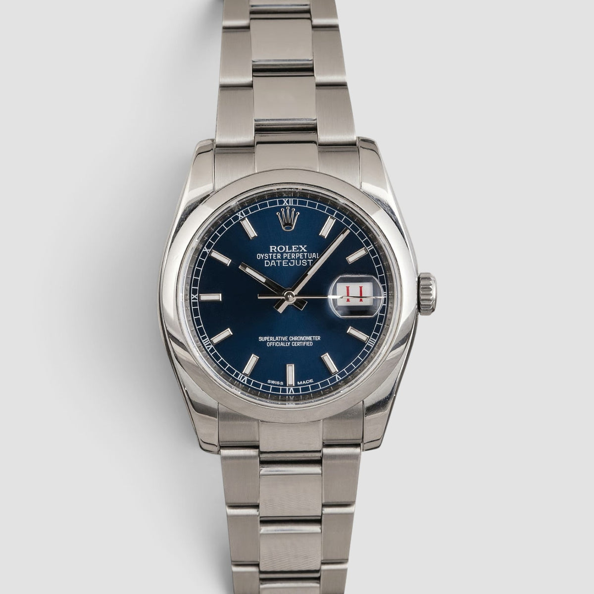 Datejust 36 Blue Index Dial Oyster