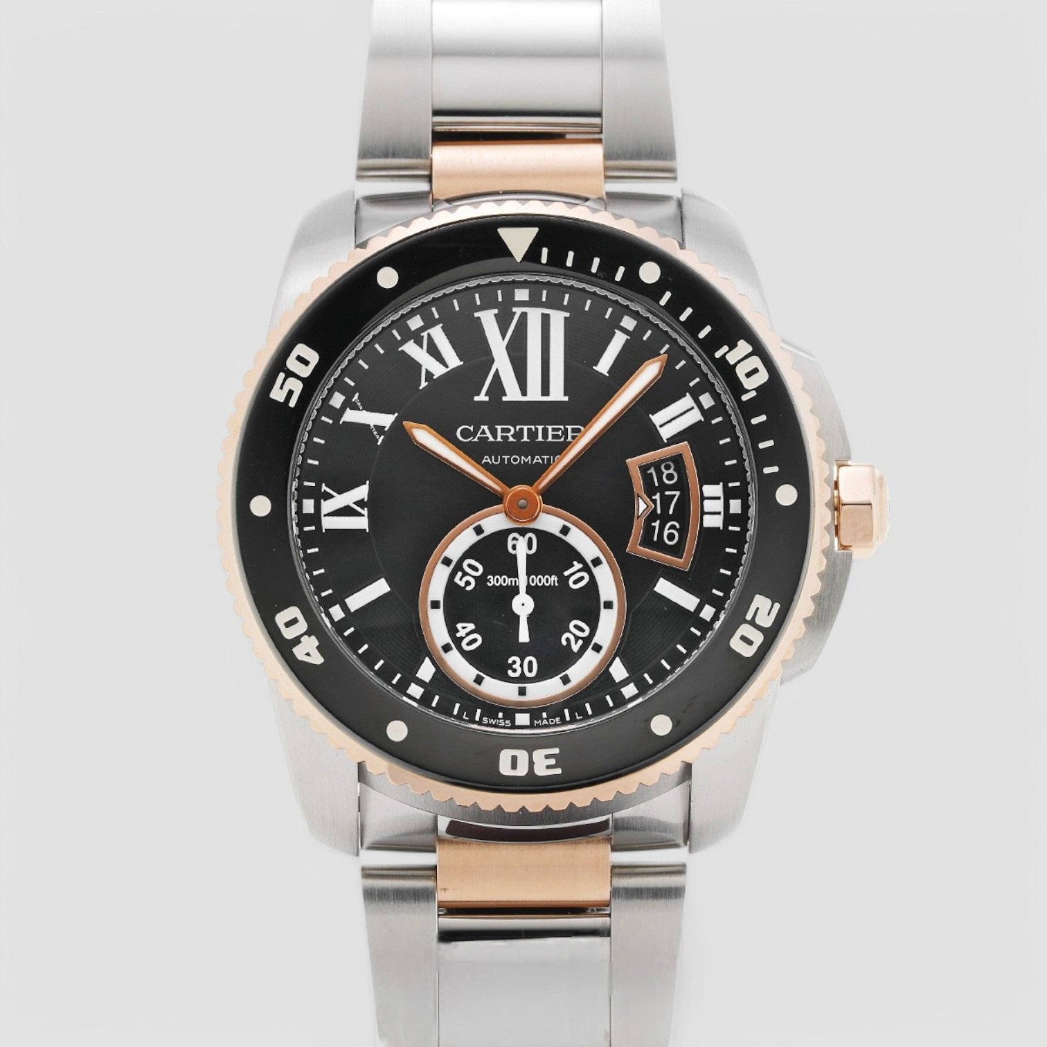 Calibre de Cartier Diver Automatic SS / 18K Rose Gold