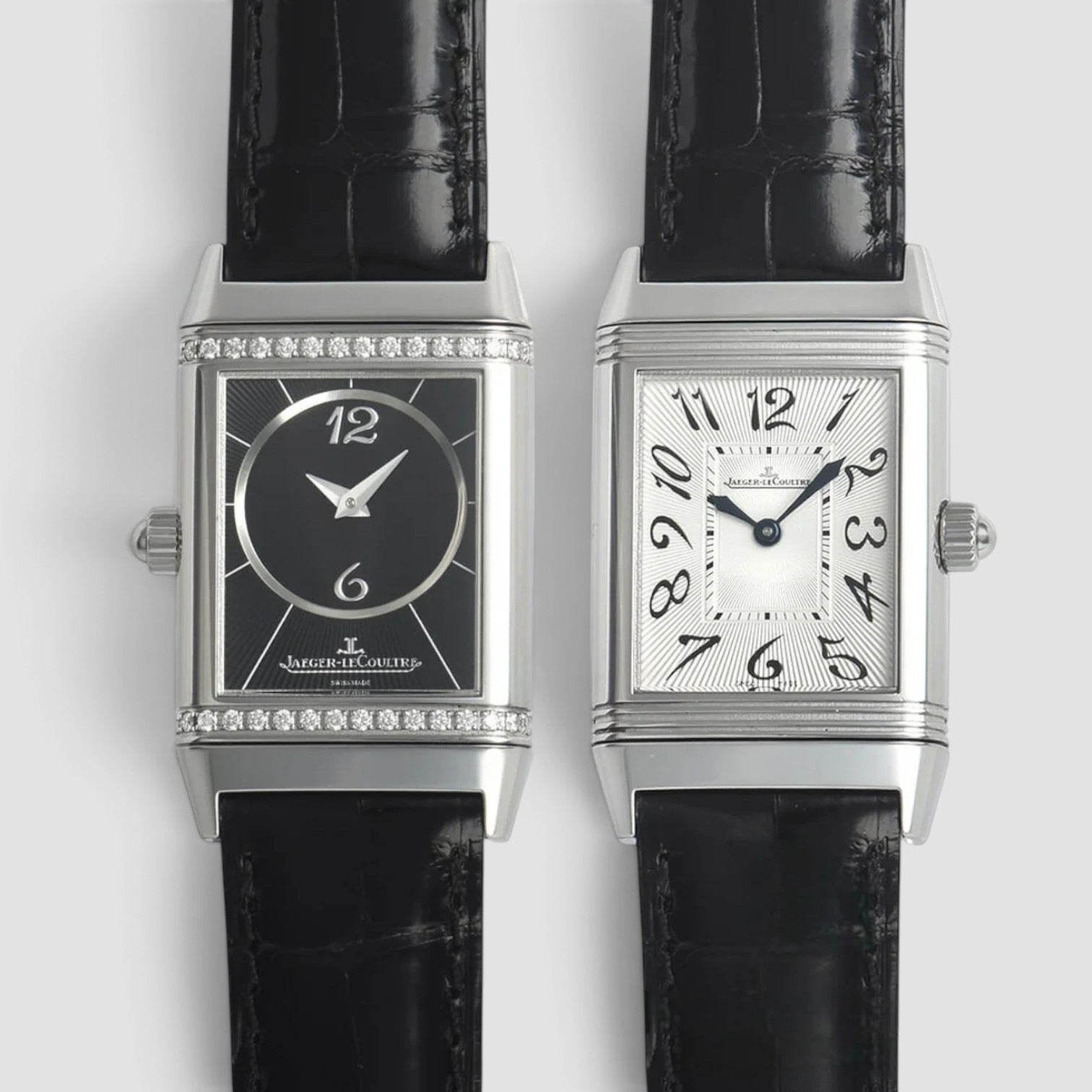 Reverso Duetto Classique 23mm Steel White Dial