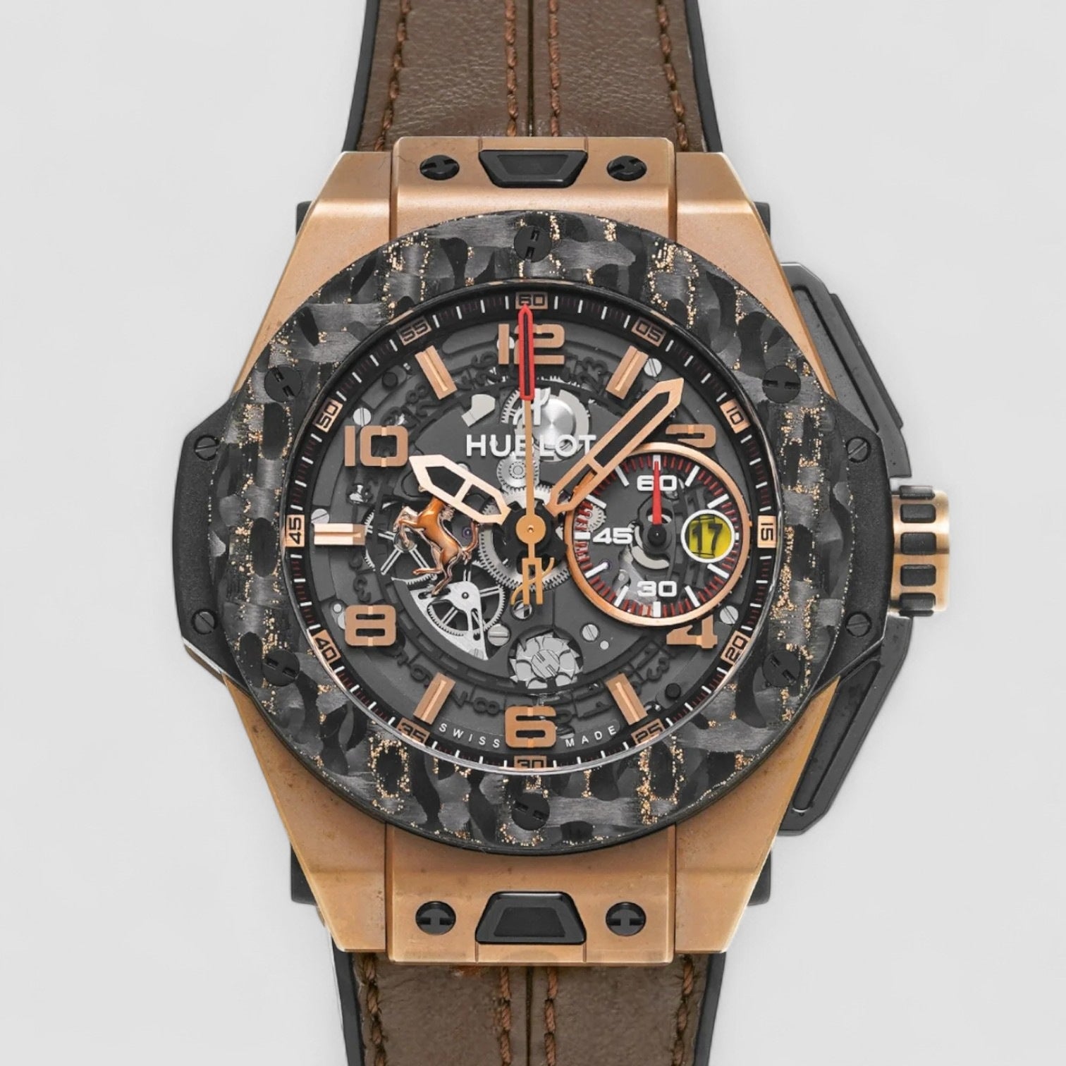 Big Bang Unico Ferrari King Gold Carbon - 45mm