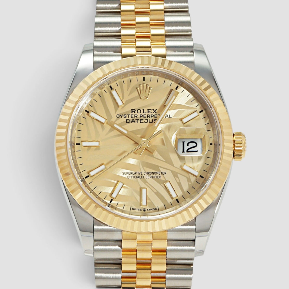 Datejust 36 Palm Motif Dial Jubilee