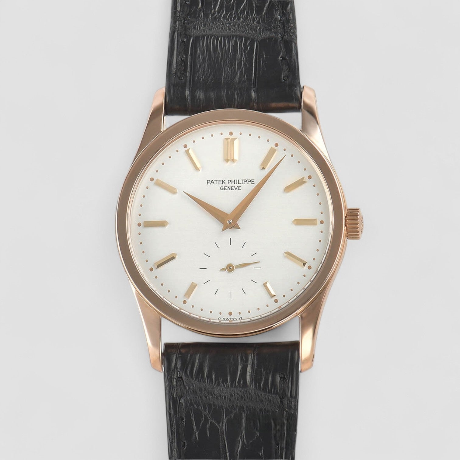 Calatrava 18K Rose Gold Manual Wind