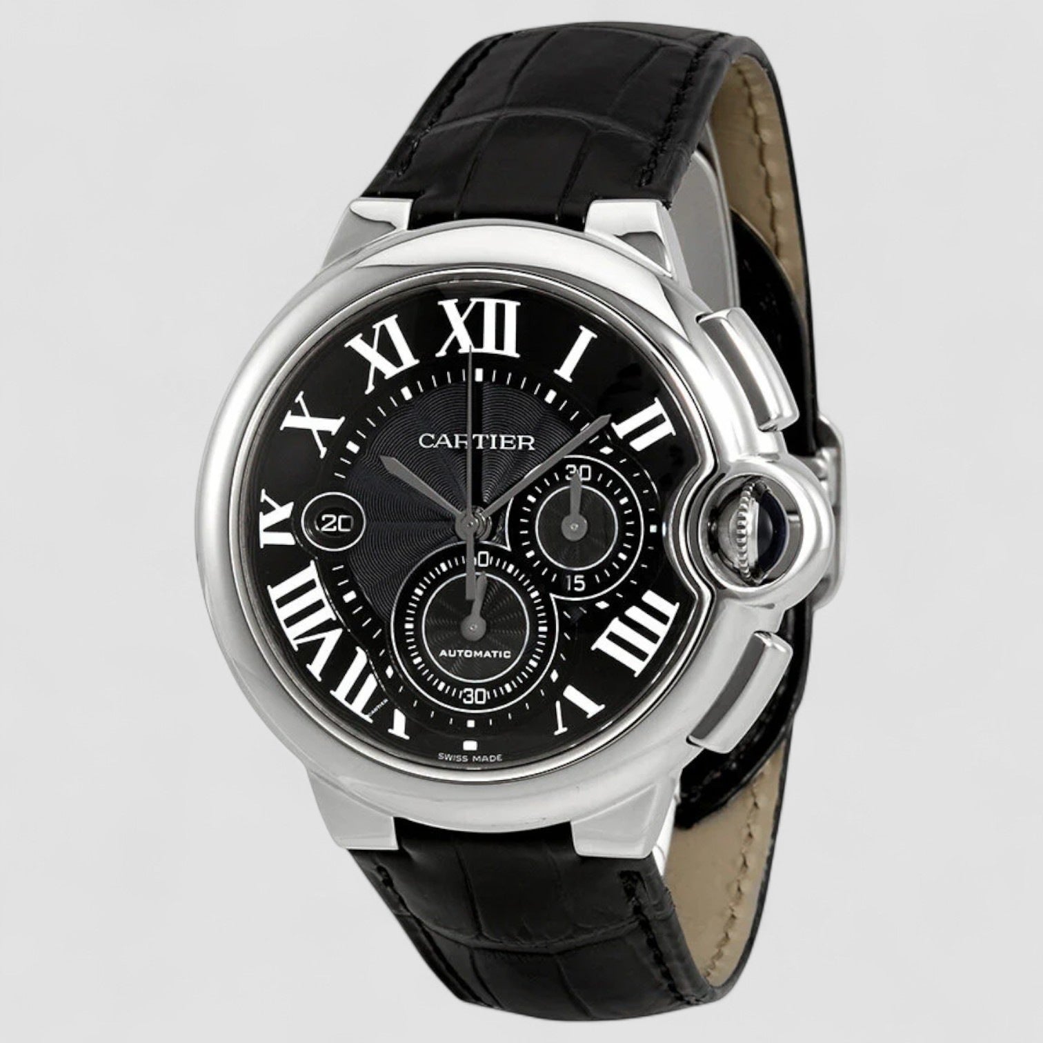 Ballon Bleu Gray Flinque Dial Men's Watch