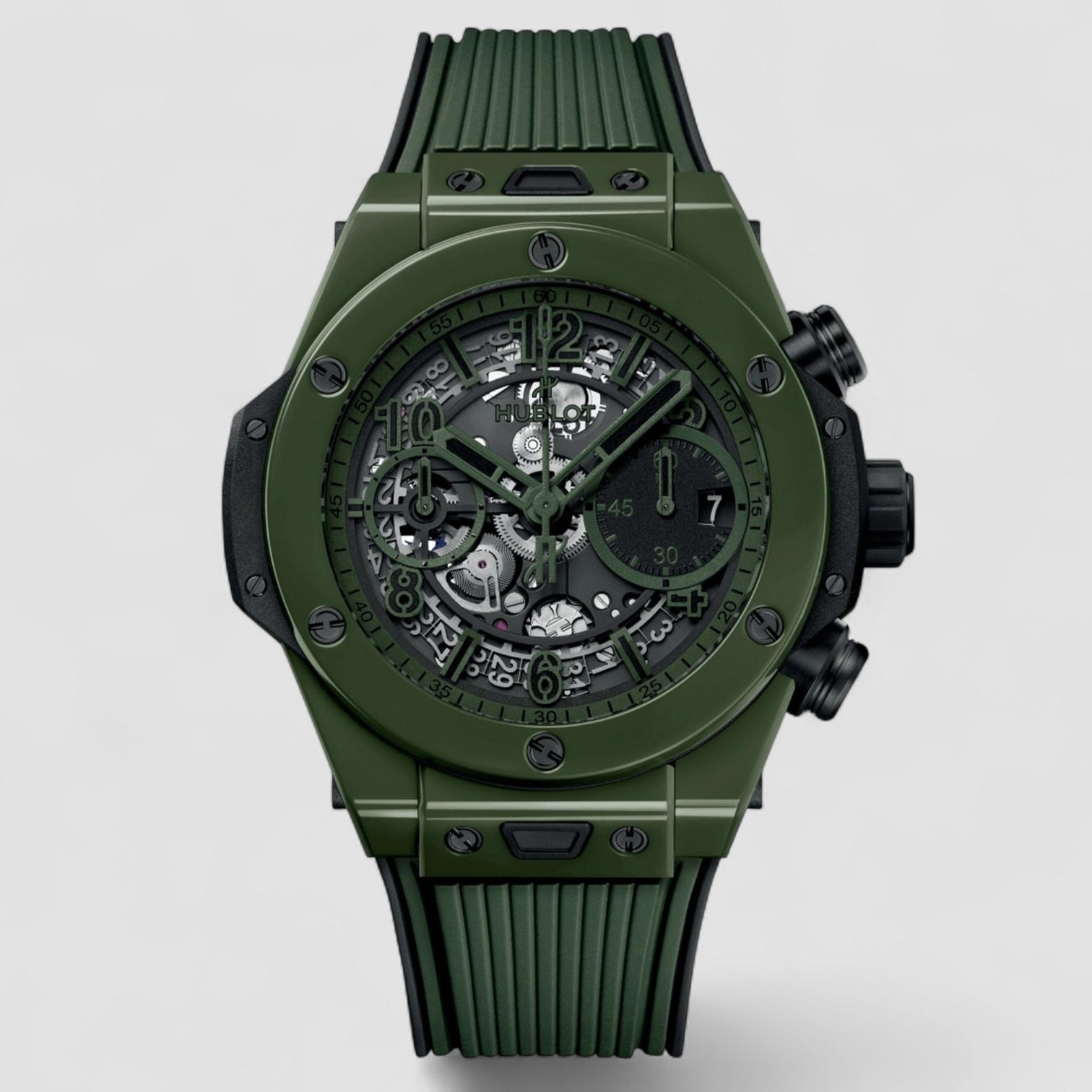 Big Bang Unico Dark Green Ceramic Automatique Cadran 42mm
