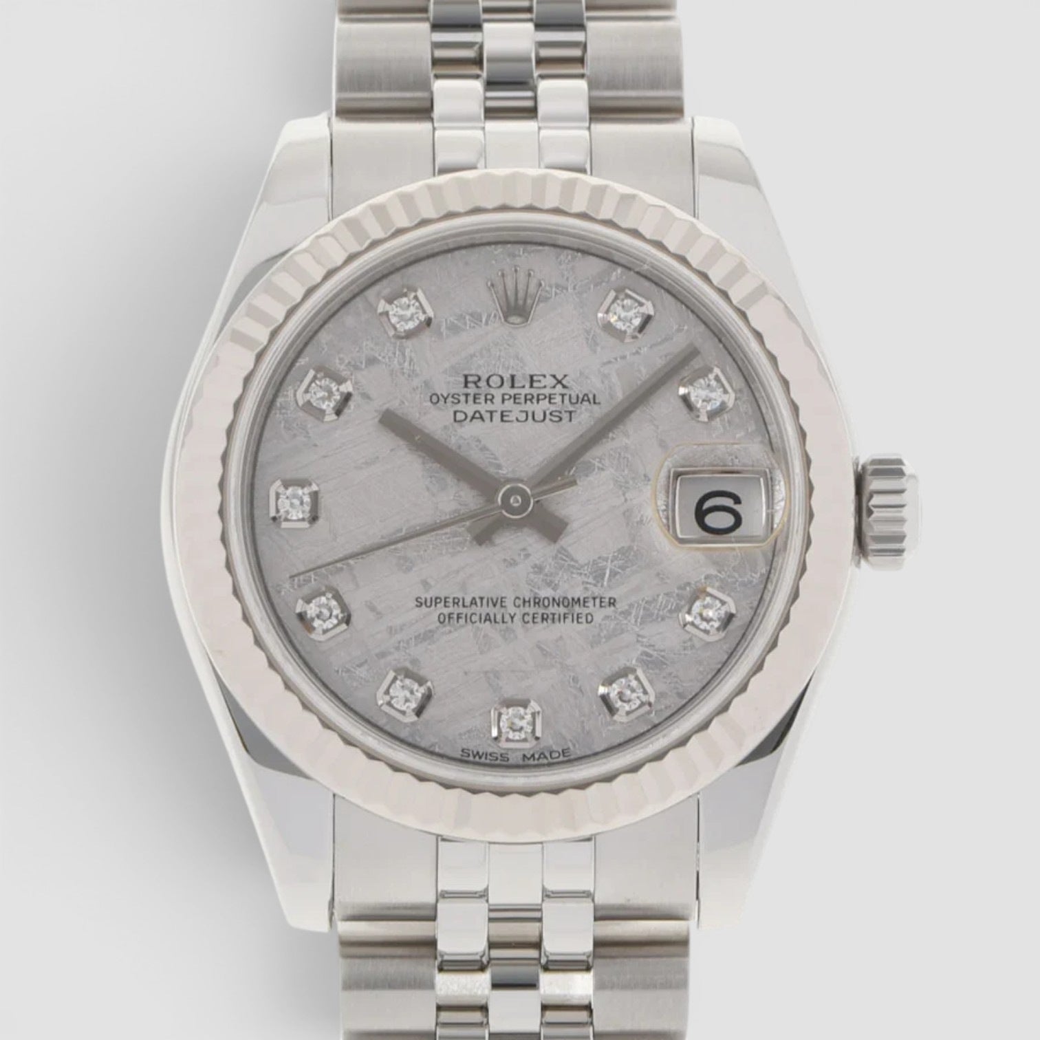 Datejust 31 meteorite diamond dial jubilee