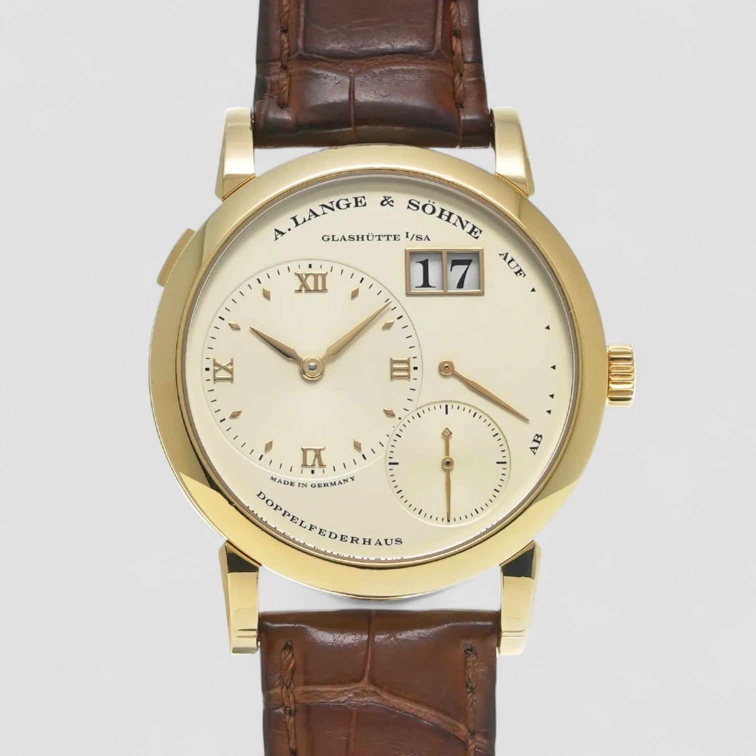 Lange 1 Yellow Gold Champagne Dial