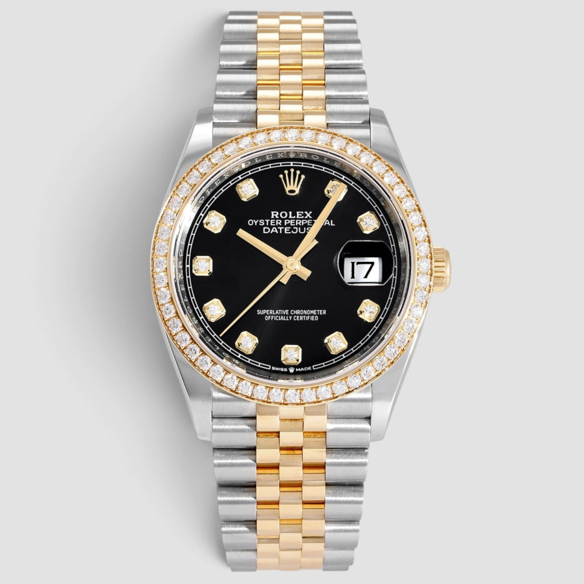 Datejust 36 Black Diamond Dial Jubilee