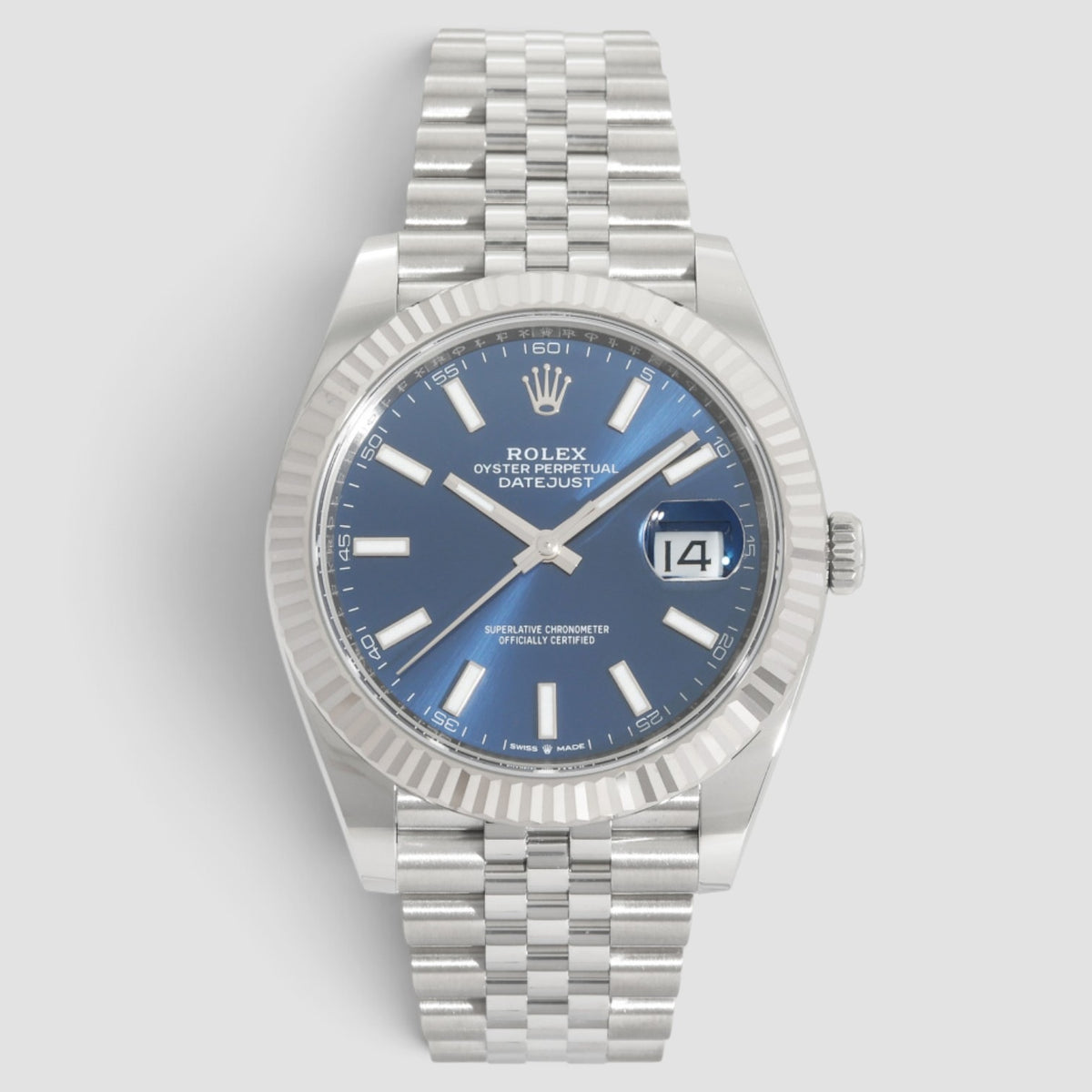 Datejust 41 Blue Index Dial Jubilee