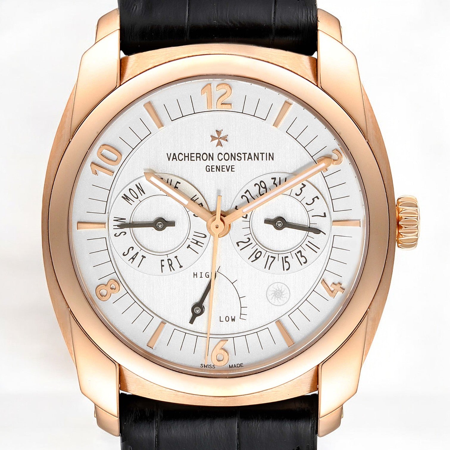 Quai De L'ile Day Date Power Reserve Rose Gold