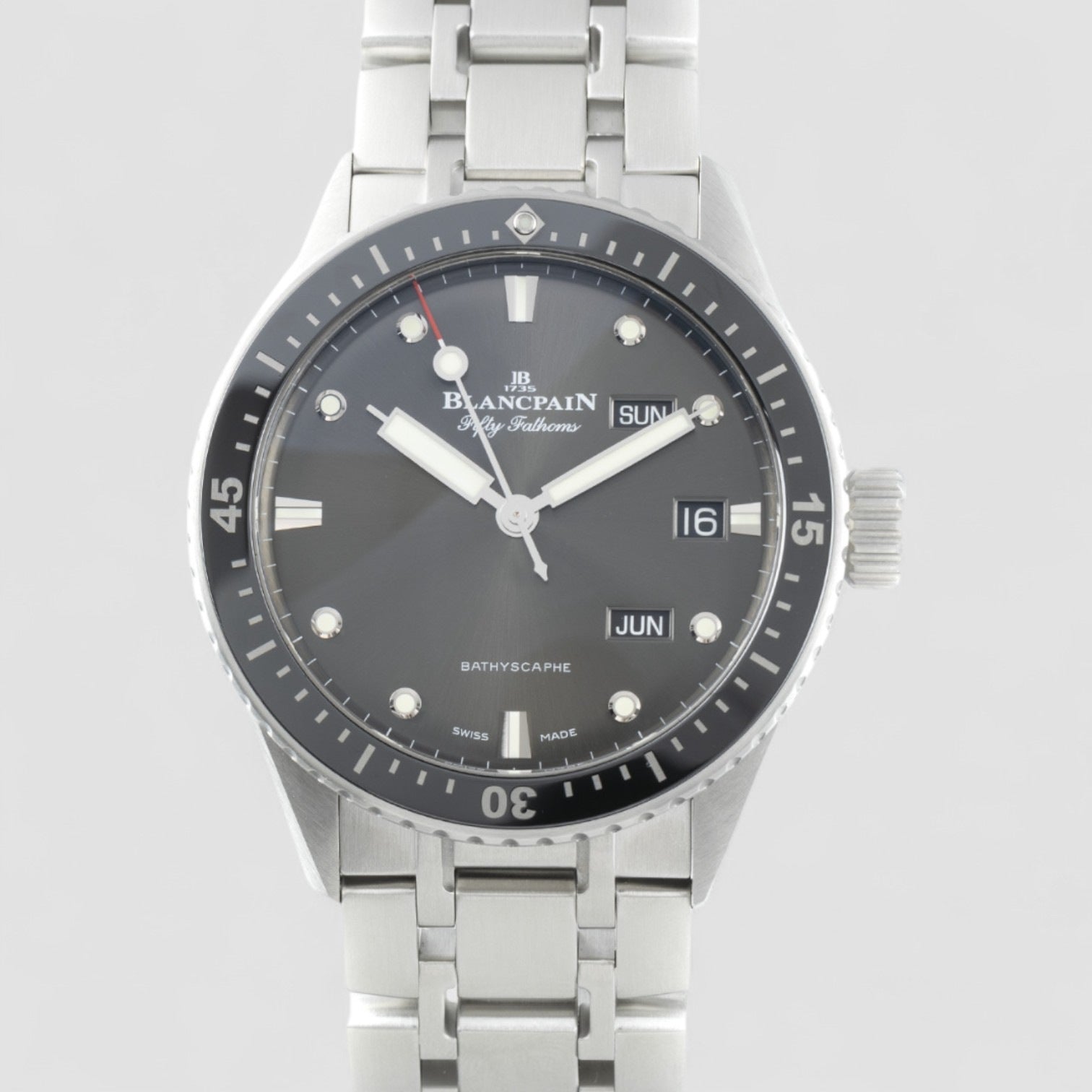 Fifty Fathoms Bathyscaphe Annual Calendar 43mm Mens Watch
