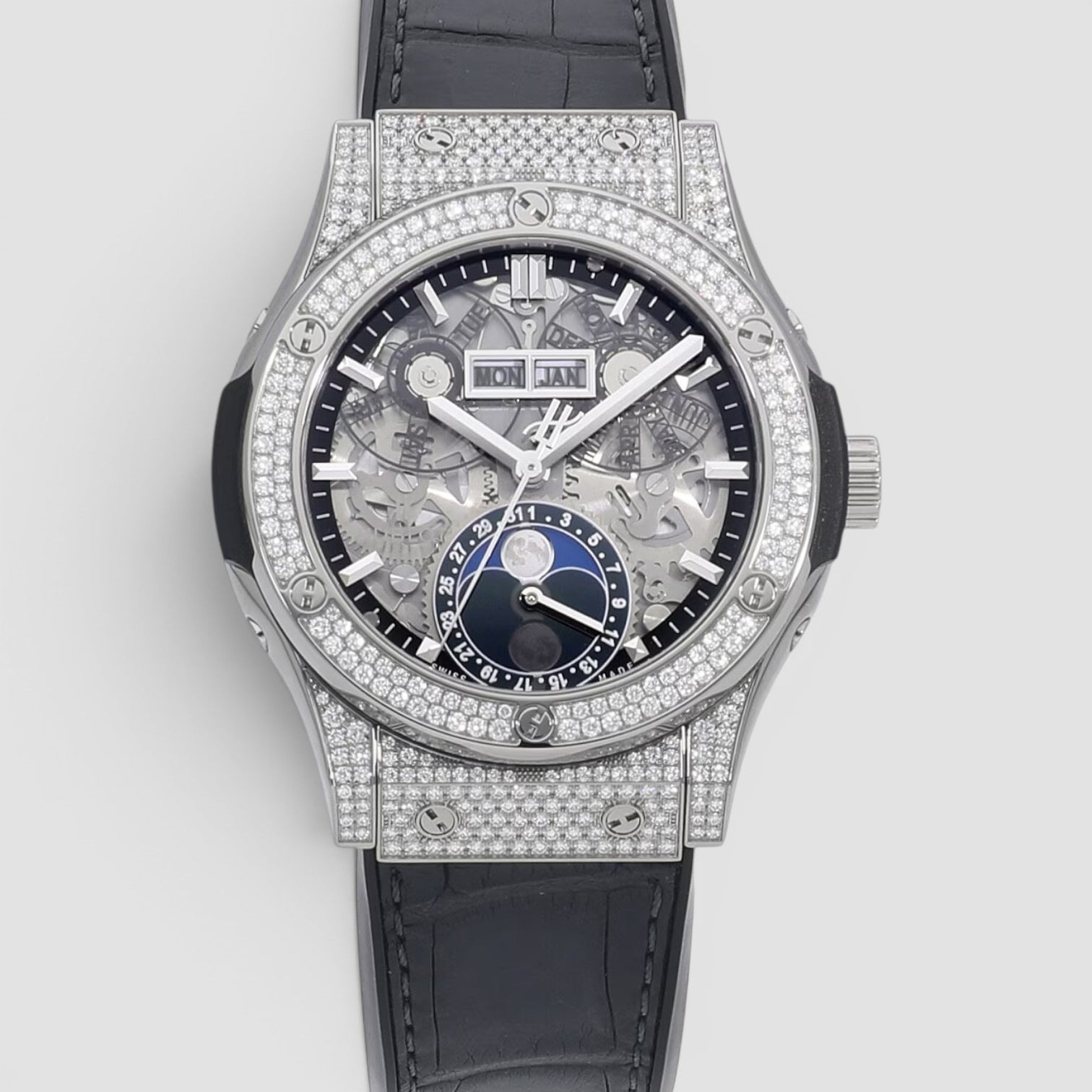 Classic Fusion 42mm Moonphase Pave