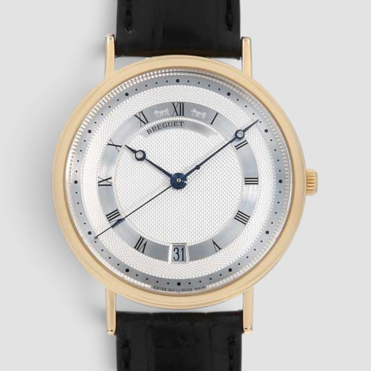 Classique 18K Yellow Gold Silver Dial