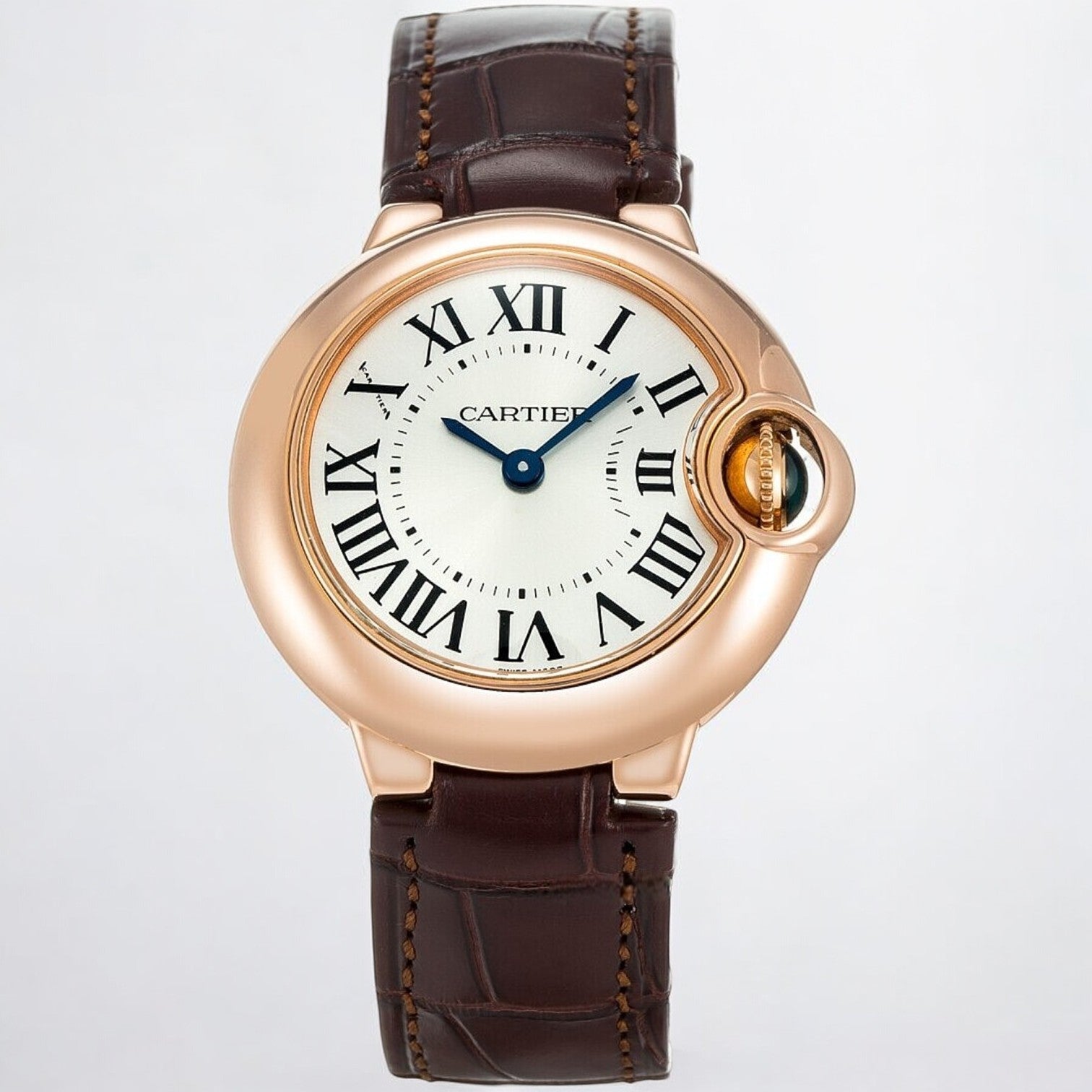 Ballon Bleu Silver Dial 18K Rose Gold