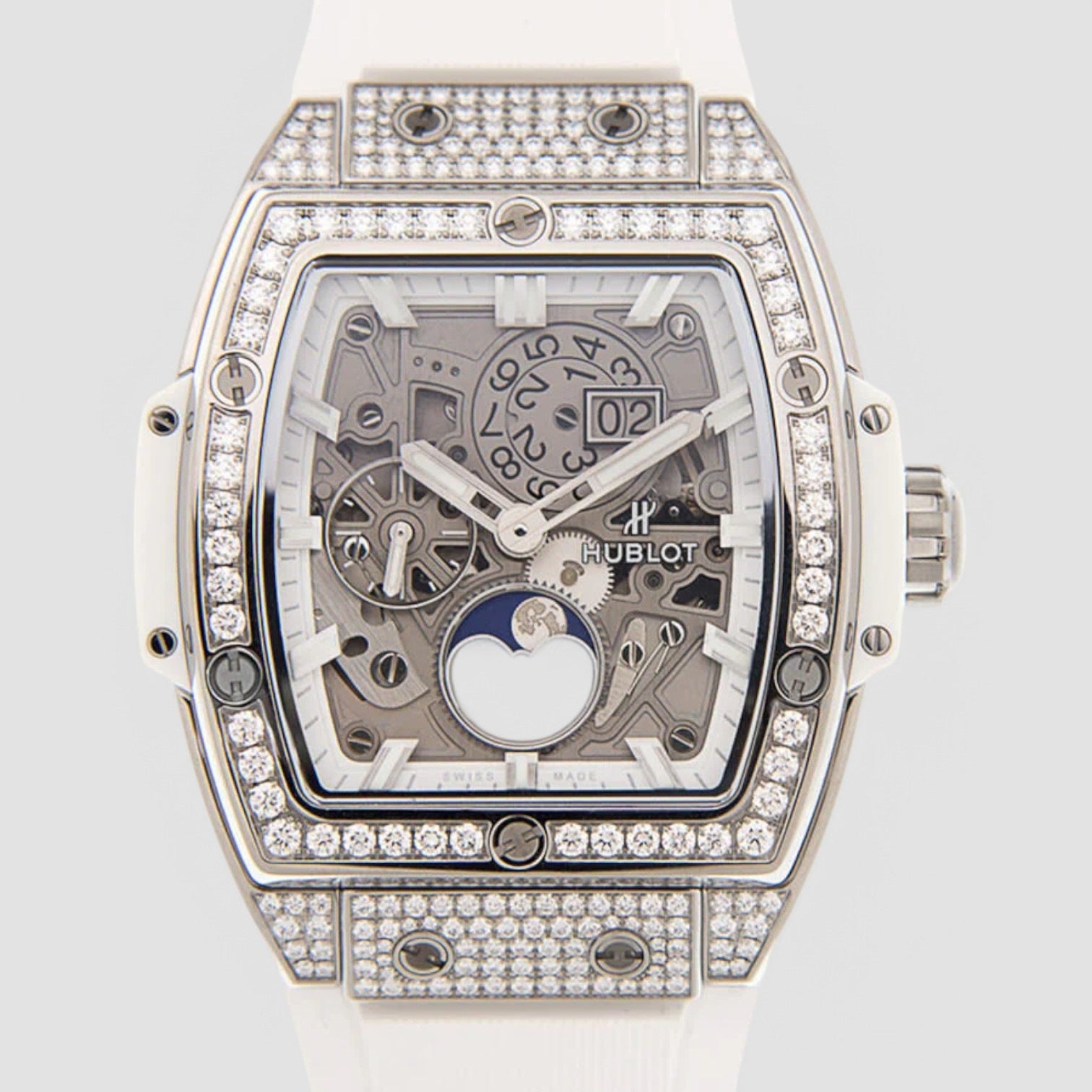 Spirit of Big Bang Moonphase Diamond Watch