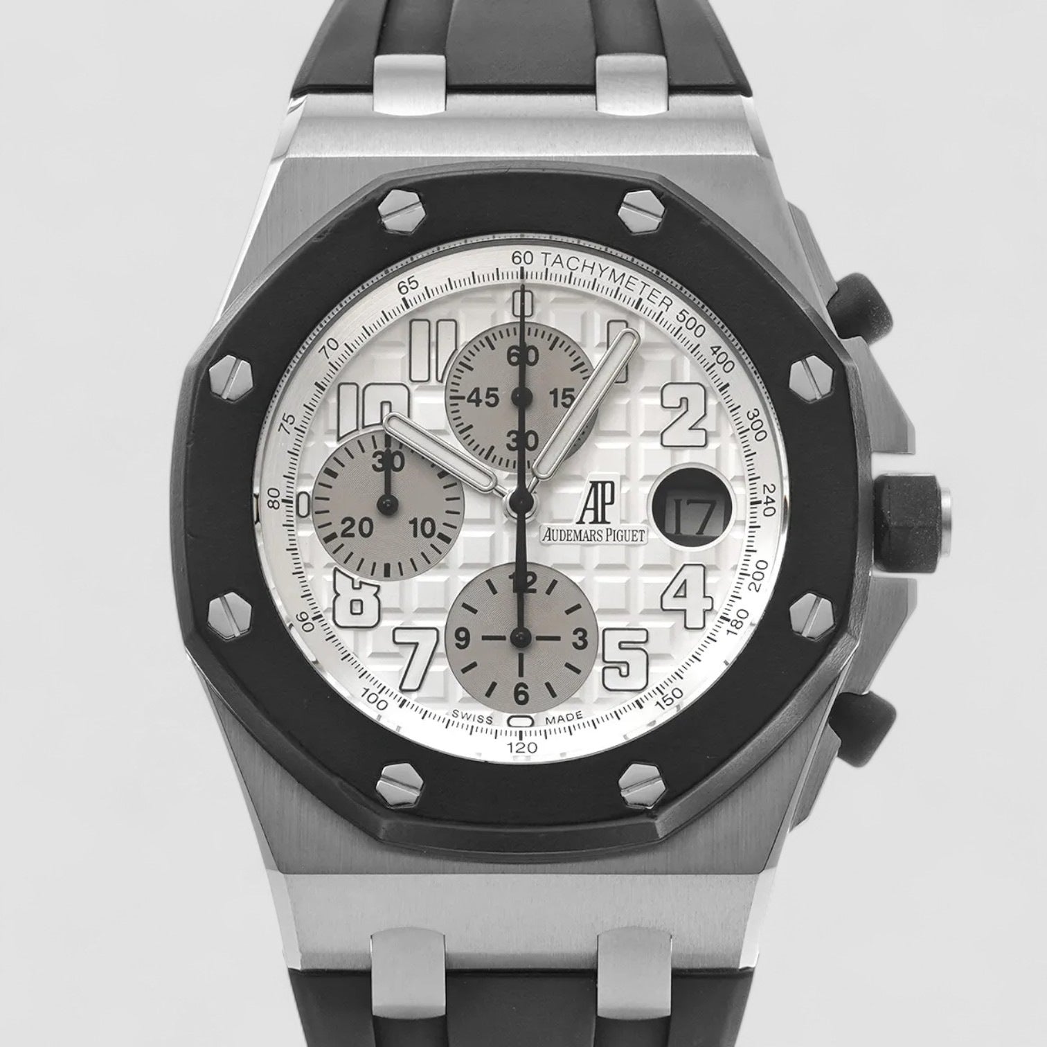 Royal Oak Offshore Chronograph Rubberclad White Dial 42MM