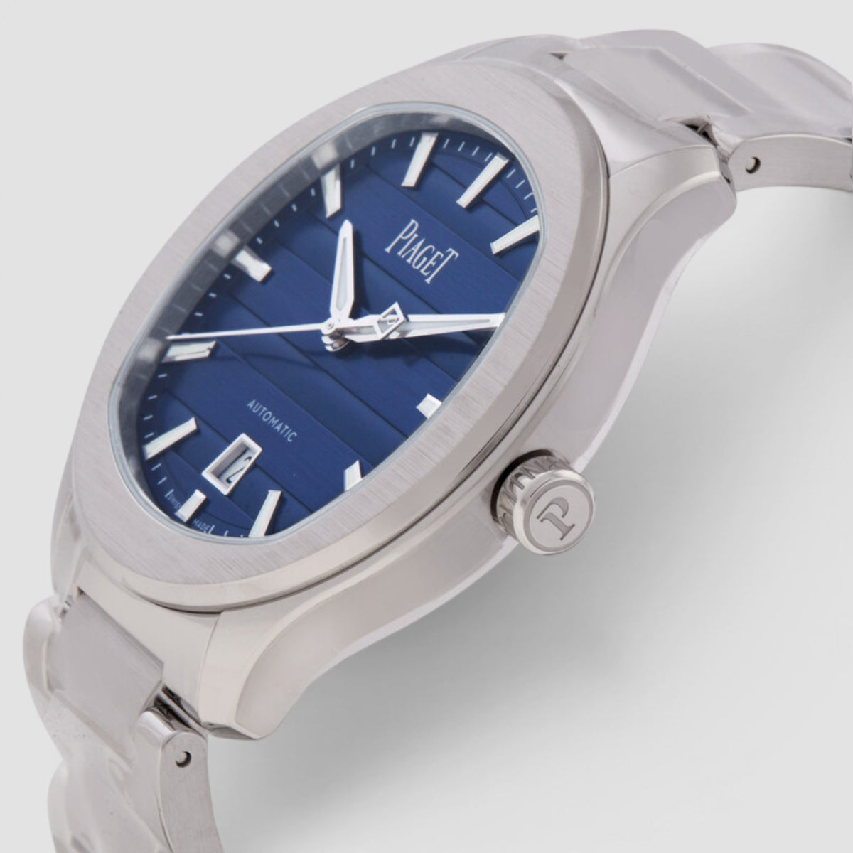 Polo Signature Date 42mm Stainless Steel Blue Dial