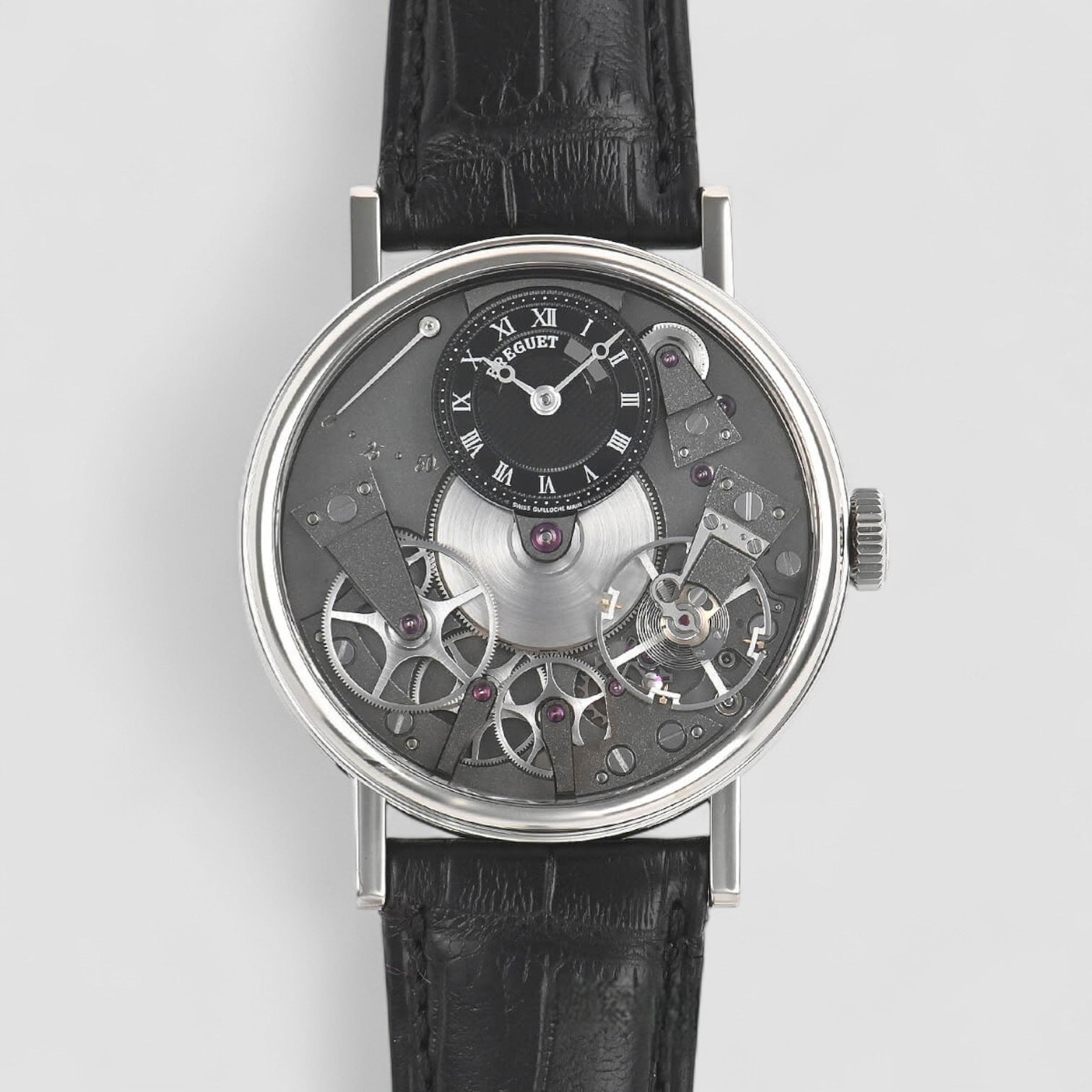 La Tradition 18K White Gold / Black Dial Description