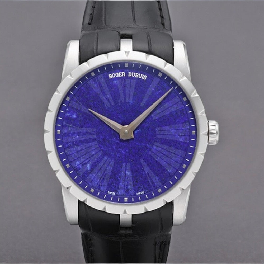 Excalibur 42 Automatic Lapis Lazuli 18k White Gold