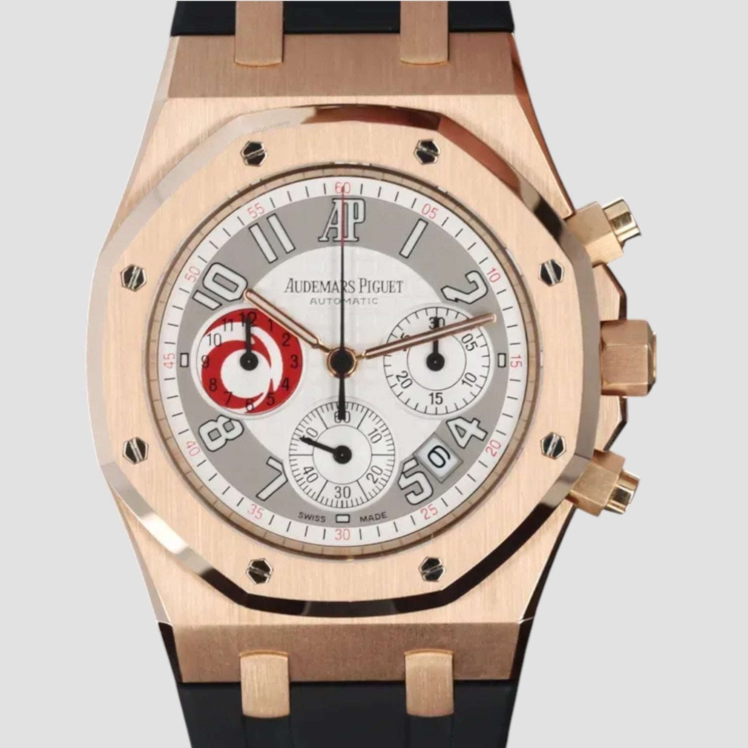 Royal Oak Chronograph "City of Sails" L.E. 39MM Silver Dial Rubber Strap