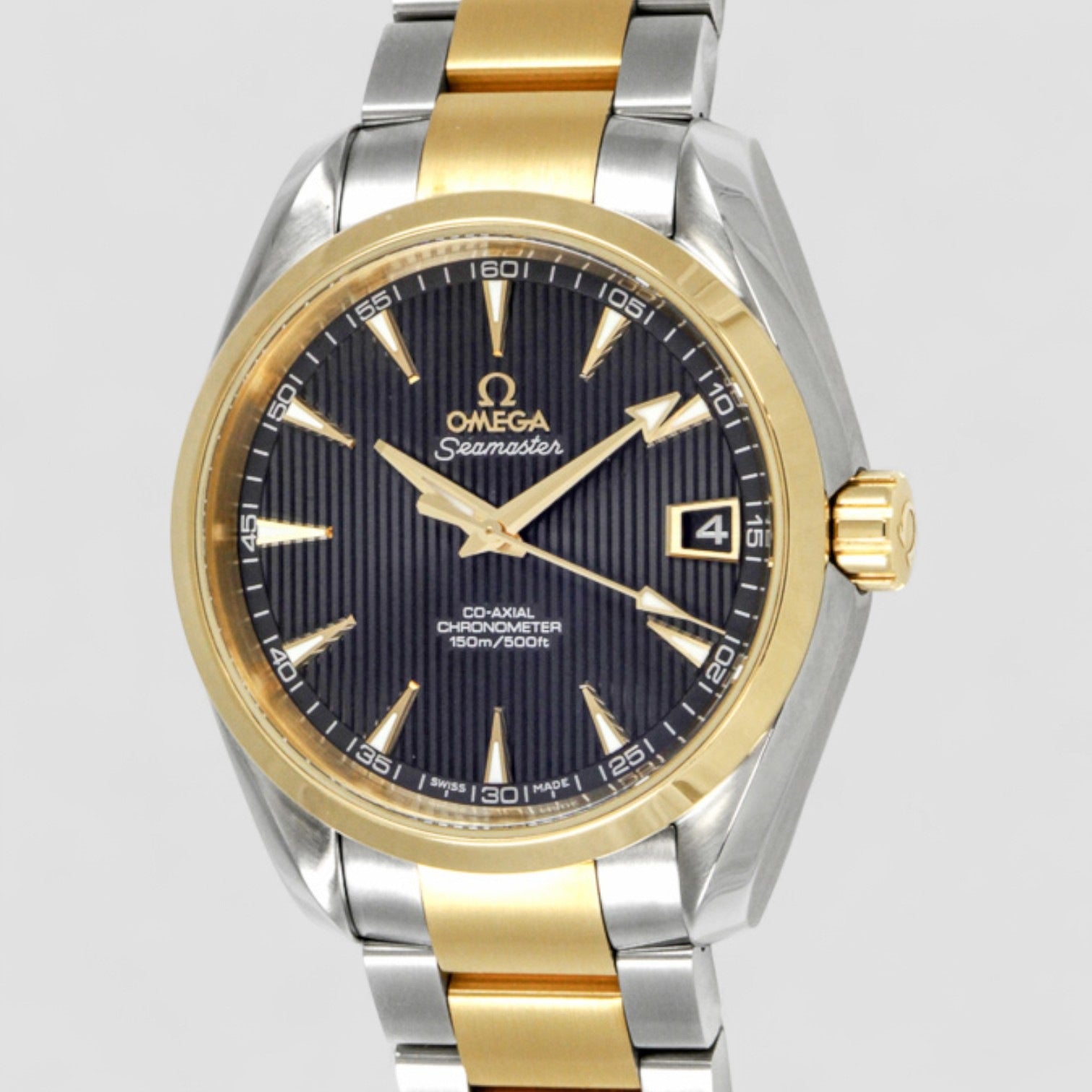 SEAMASTER AQUA TERRA MID SIZE CHRONOMETER MEN'S WATCH
