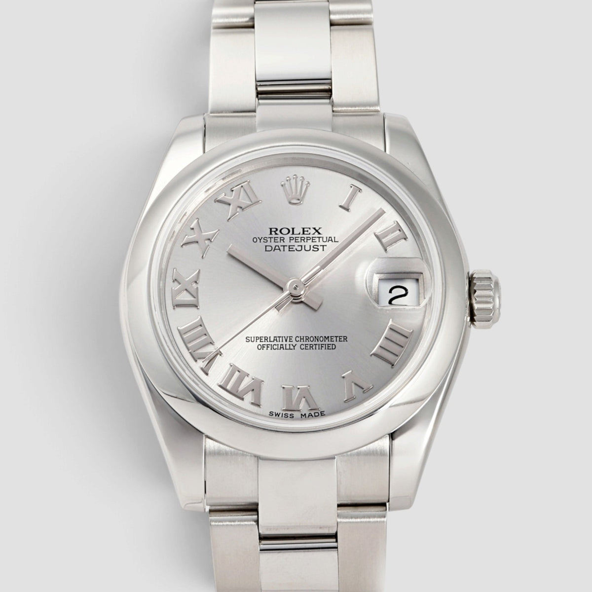Datejust 31 Silver Roman Dial Oyster