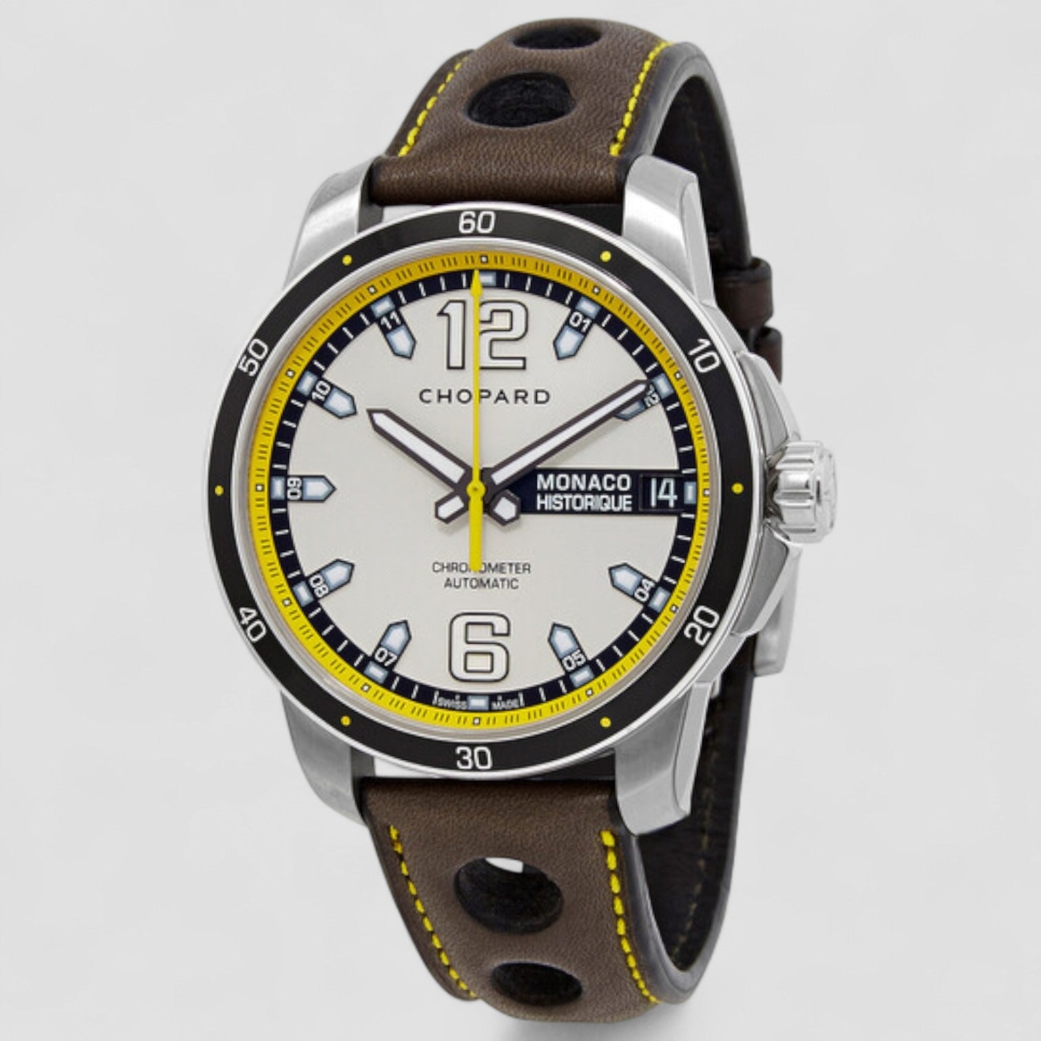G.P.M.H. Snailed Grey Dial Titanium Men's Watch