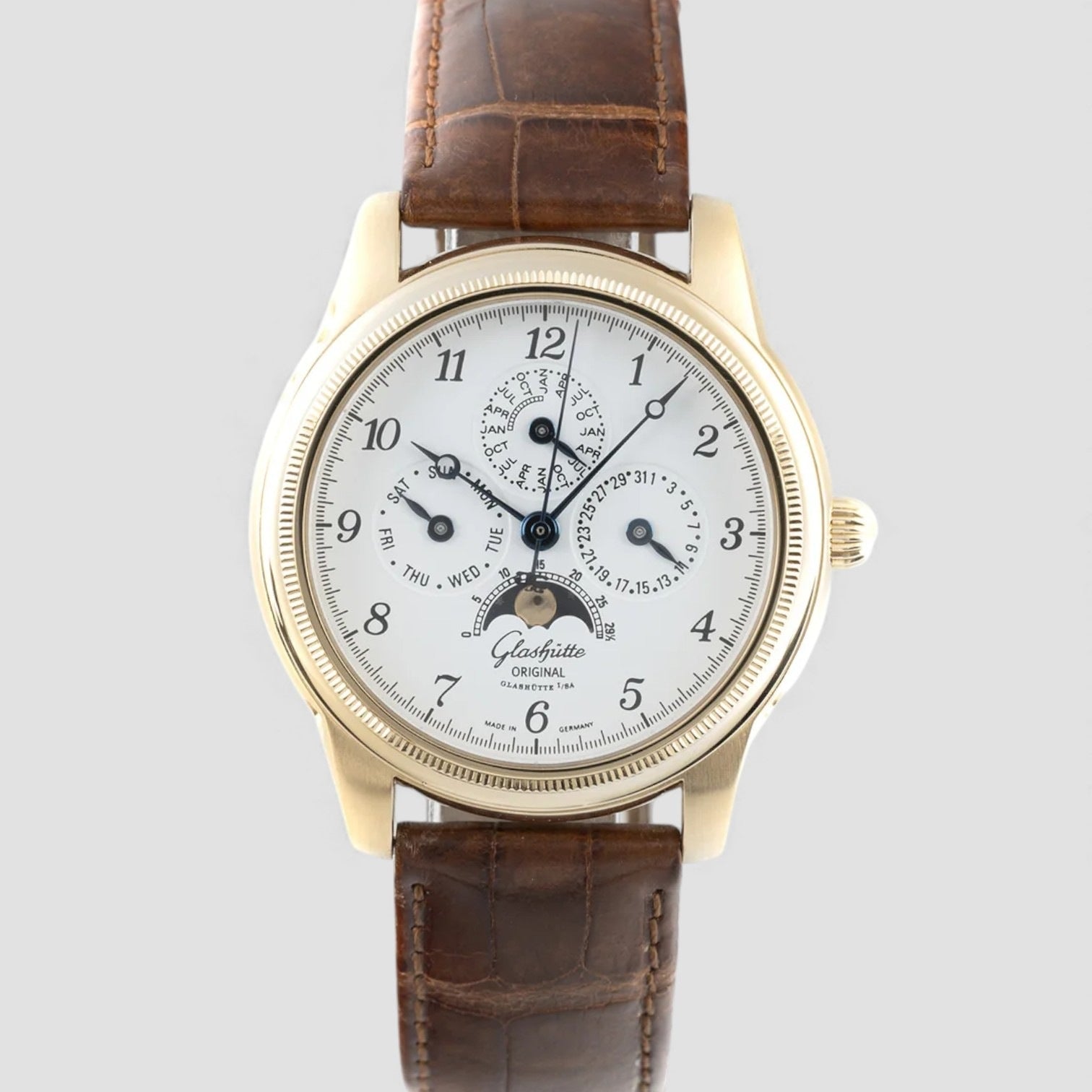 1845 18K Gold Handaufzug Ewiger Kalender