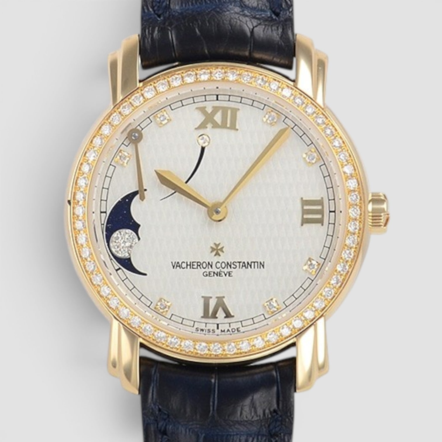 Malte Reserve Moonphase 32mm Yellow Gold