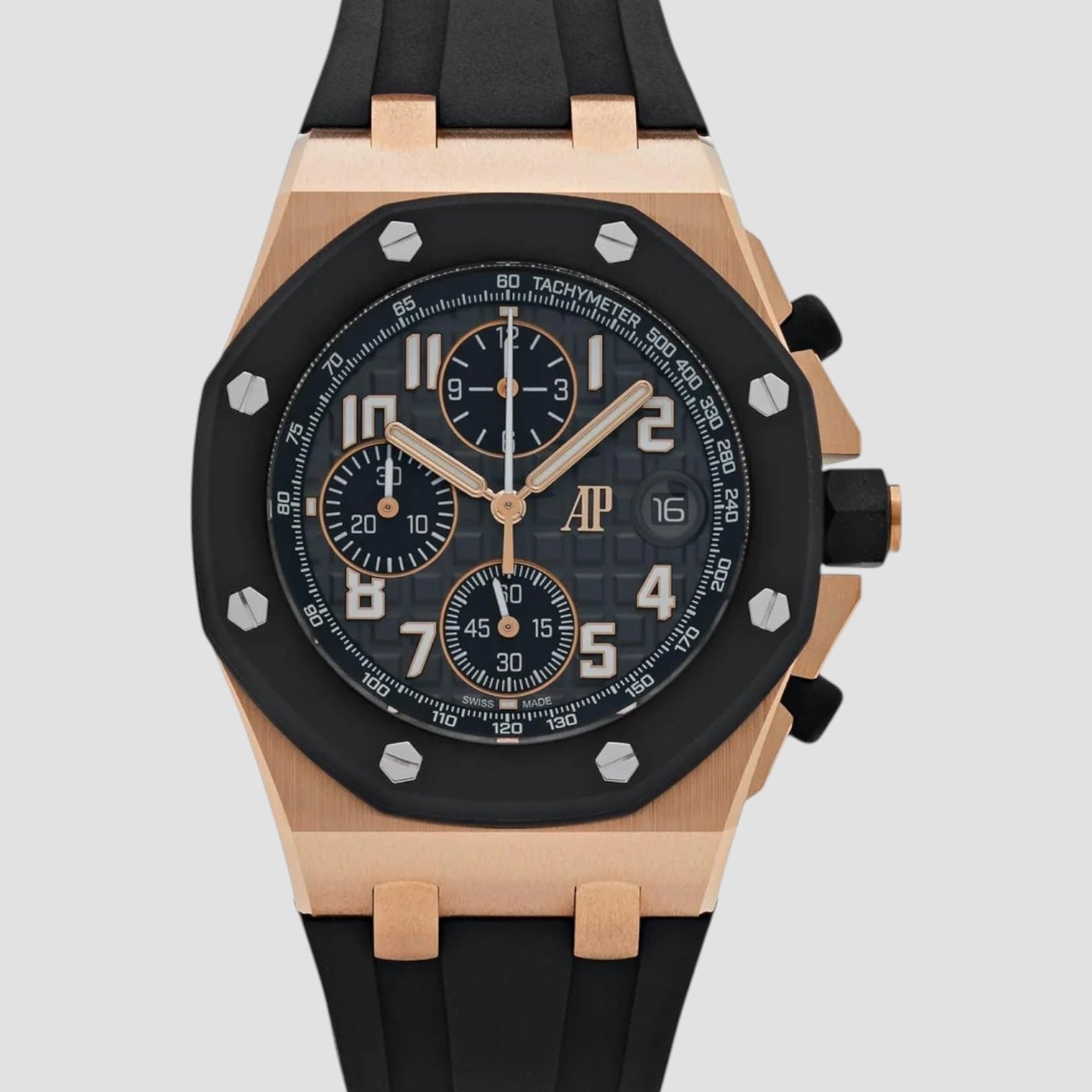 Royal Oak Offshore Chronograph Rose Gold Black Dial 42mm