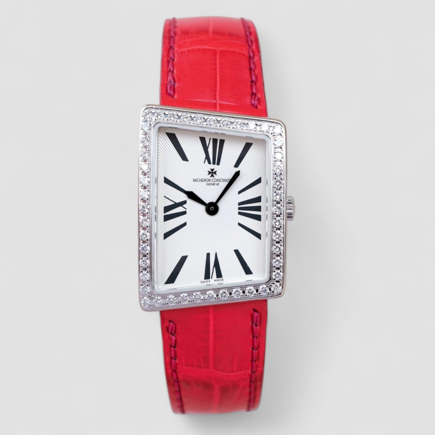 1972 Asymmetric Small White Gold Ladies